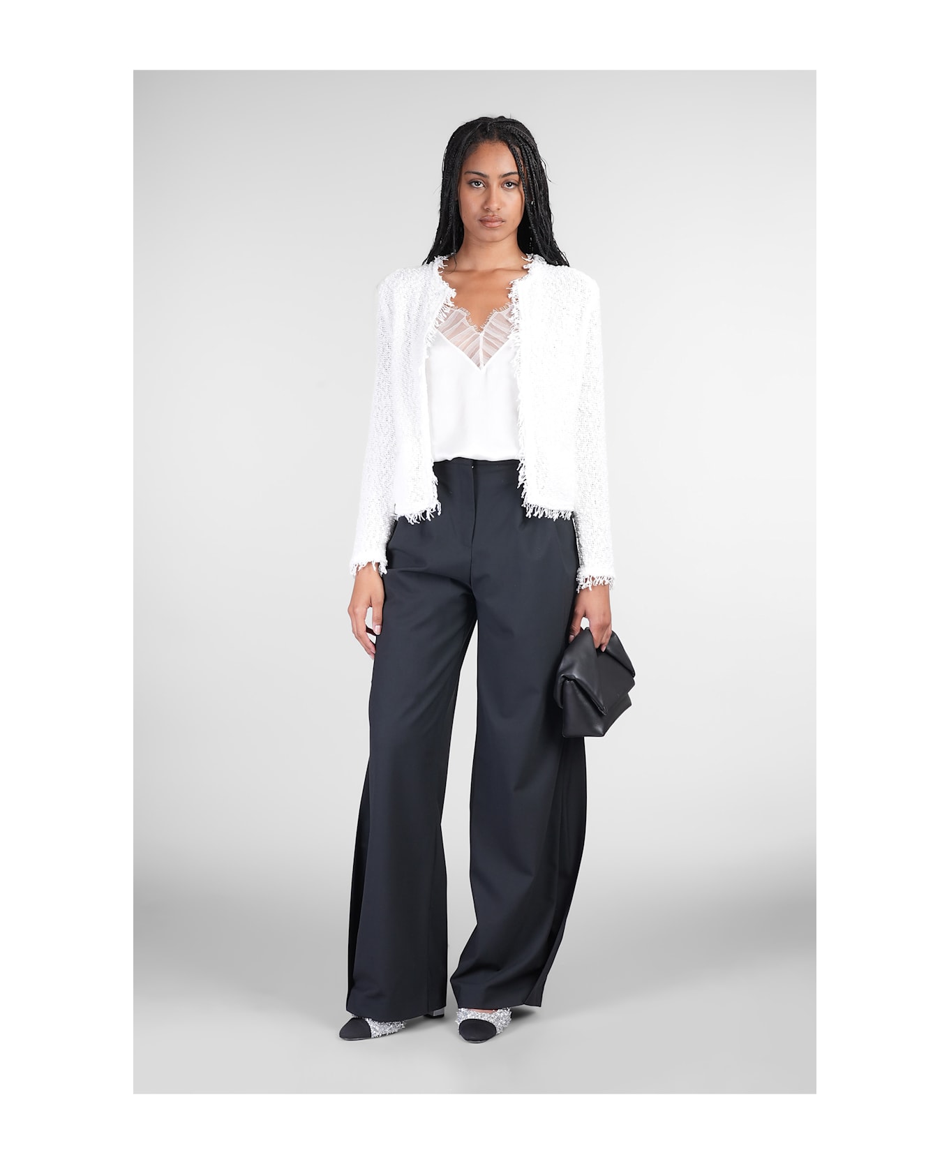 IRO Shavani Casual Jacket In White Cotton - white
