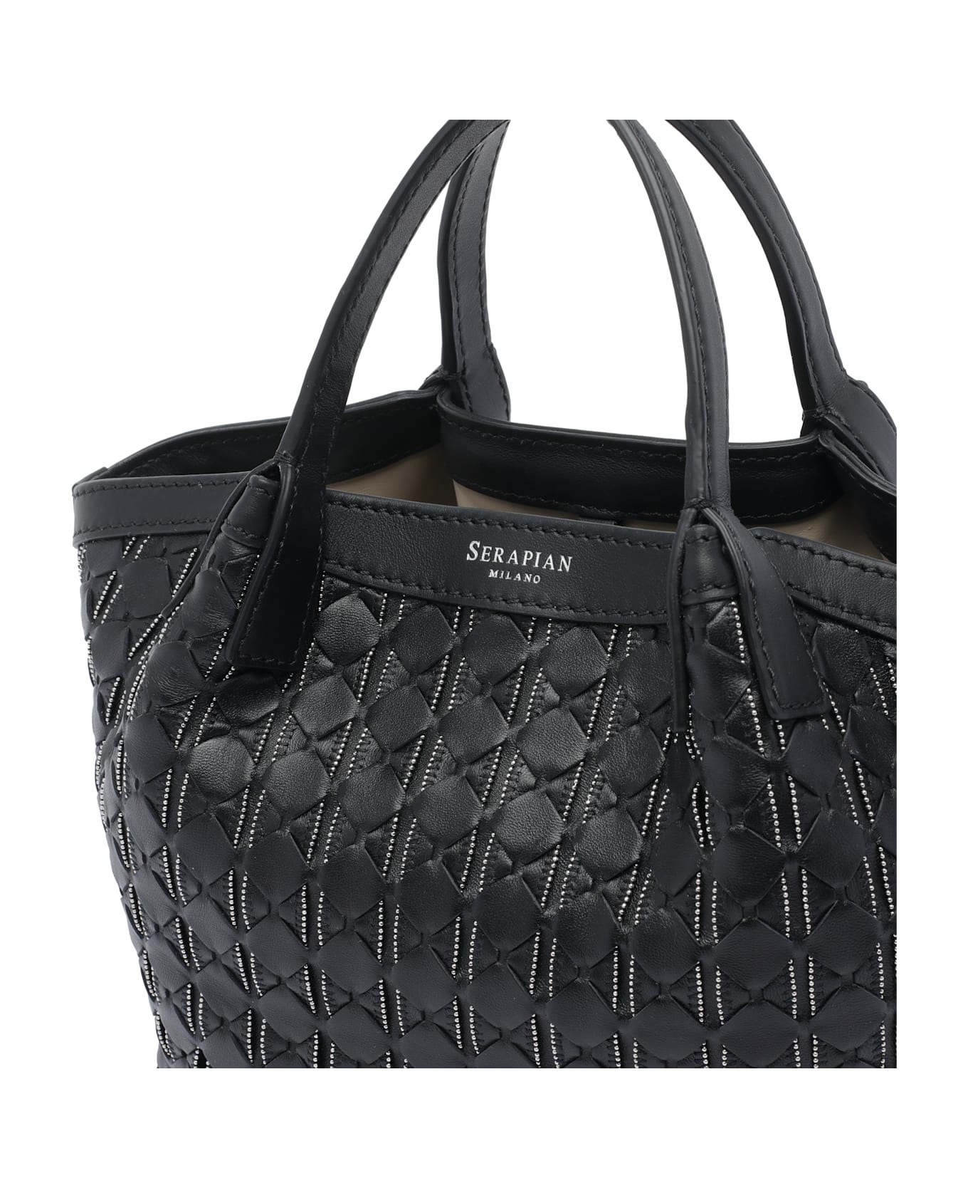 Serapian Mini Secret Handbag - Black