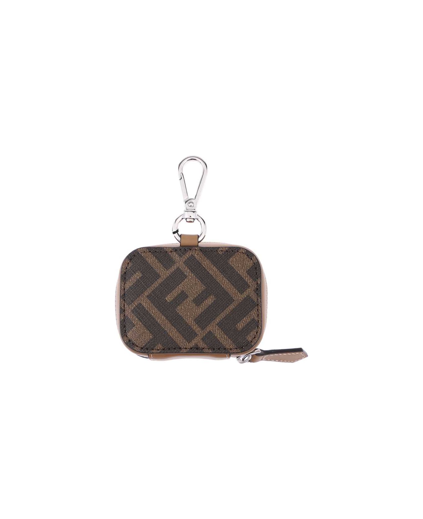 Fendi Airpods Case - brown