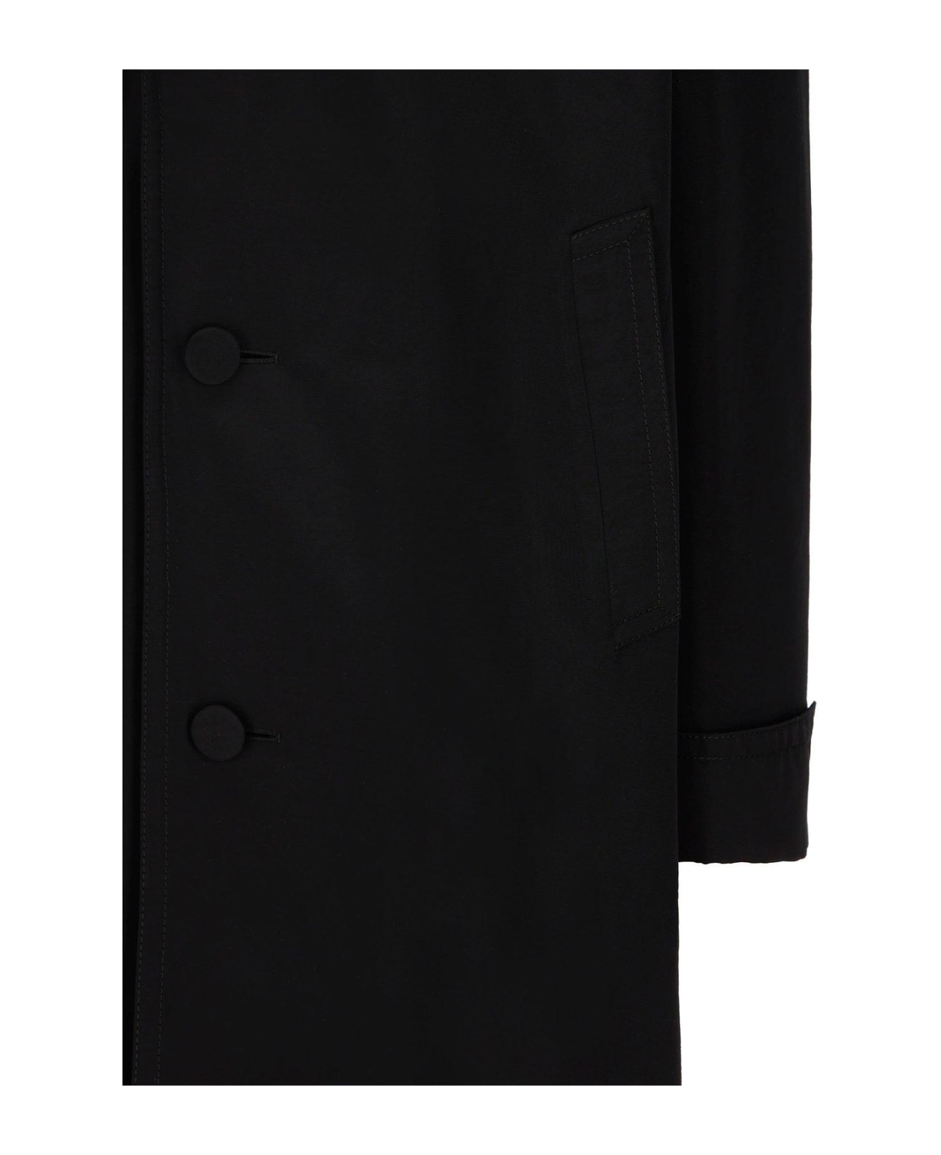 Gucci Cotton Popline Coat - Black