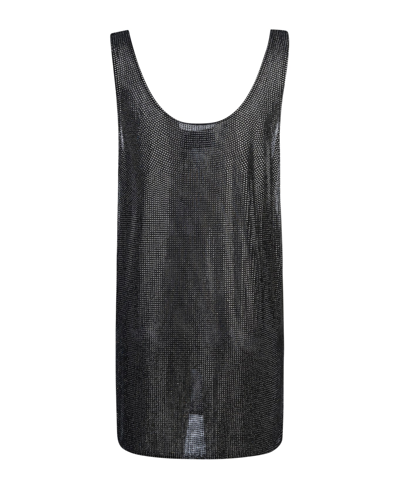 Giuseppe di Morabito Rhinestone Embellished Tank Dress - Black