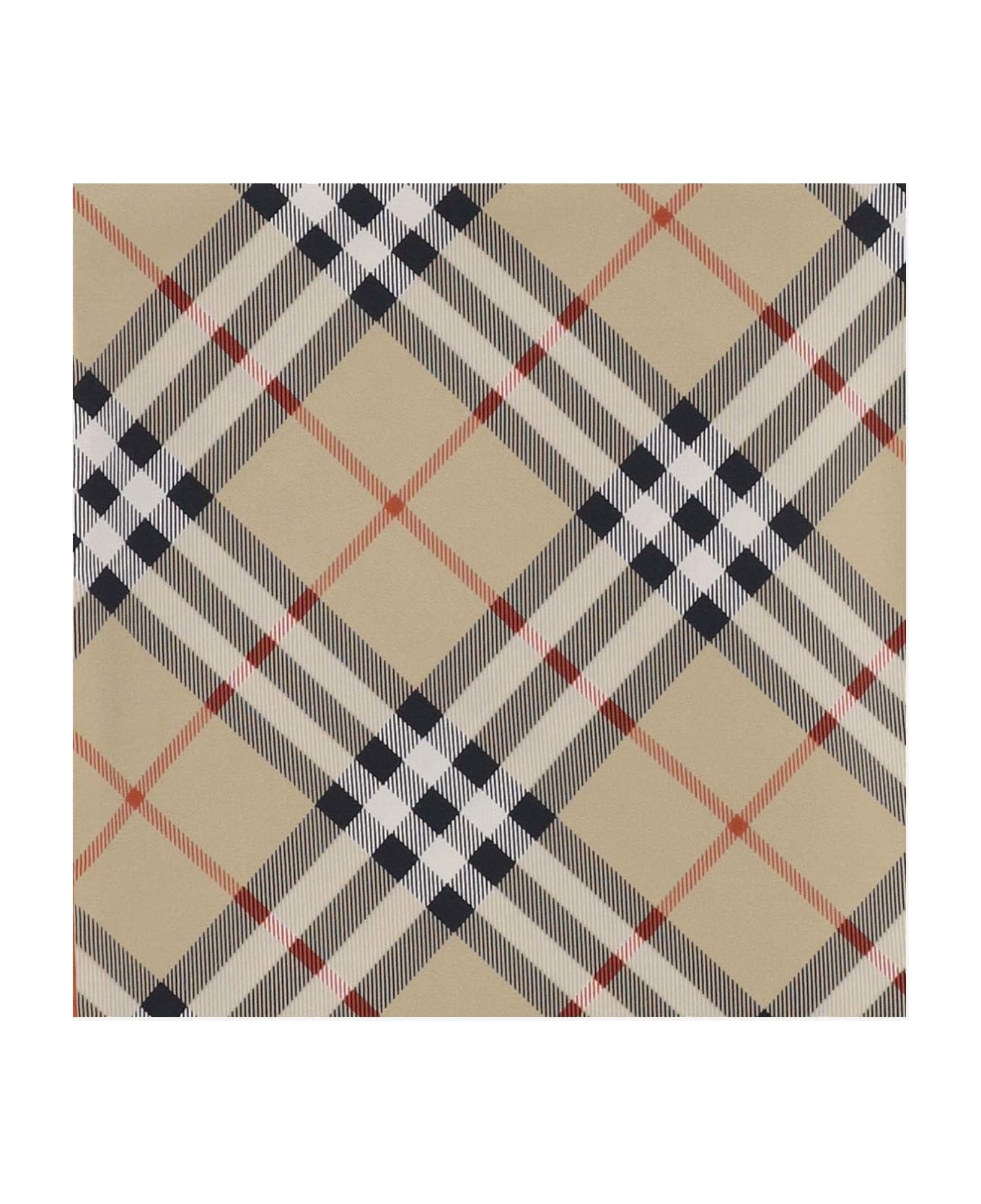 Burberry Silk Check Scarf - Red スカーフ