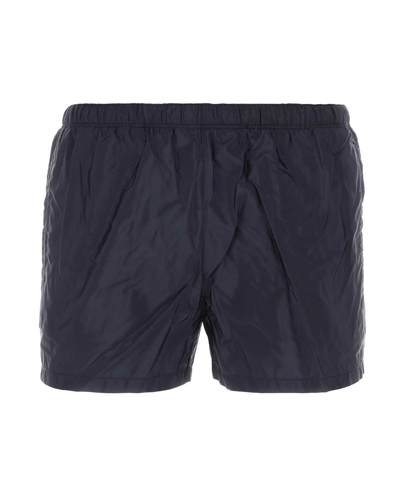 Prada Navy Blue Recycled Nylon Swimming Shorts - F0ABB