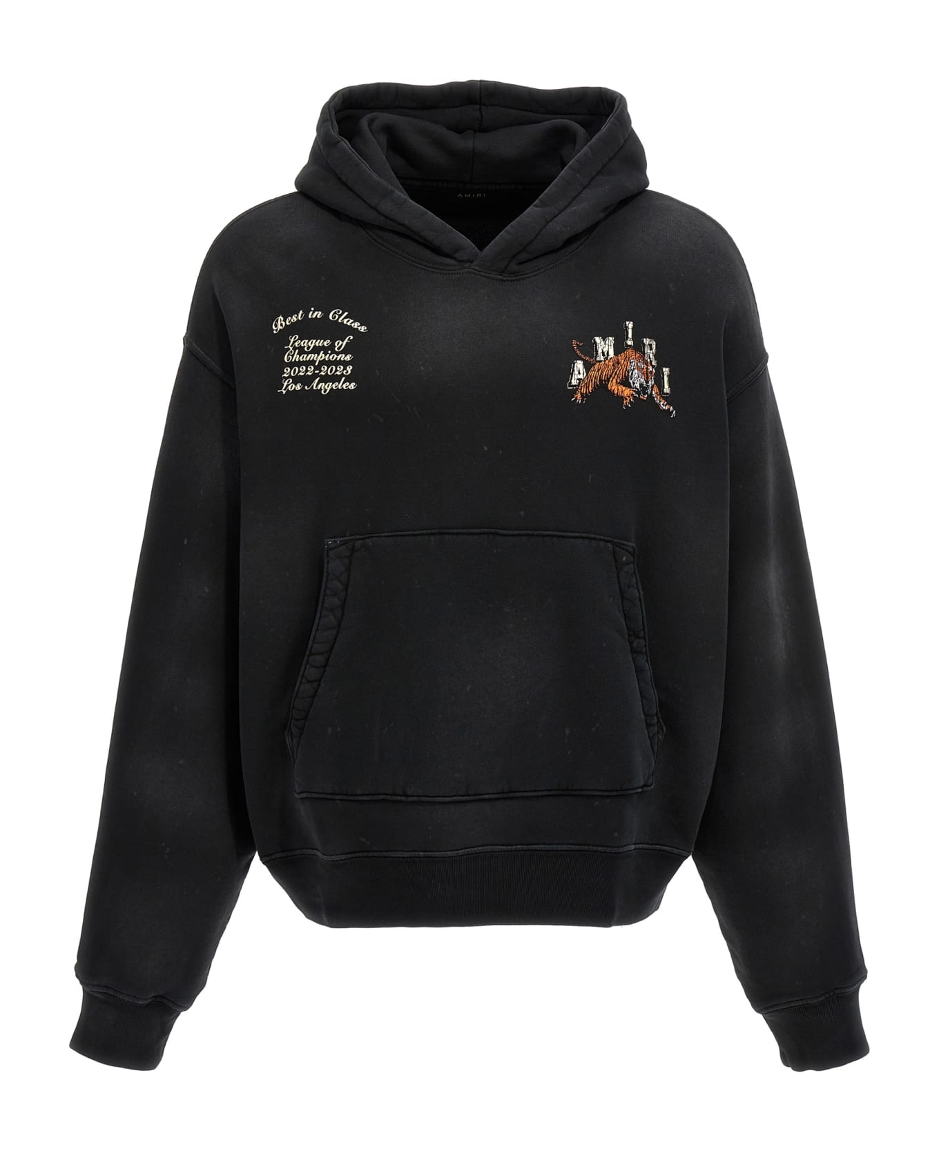 AMIRI 'vintage Tiger Varsity' Hoodie - Black  