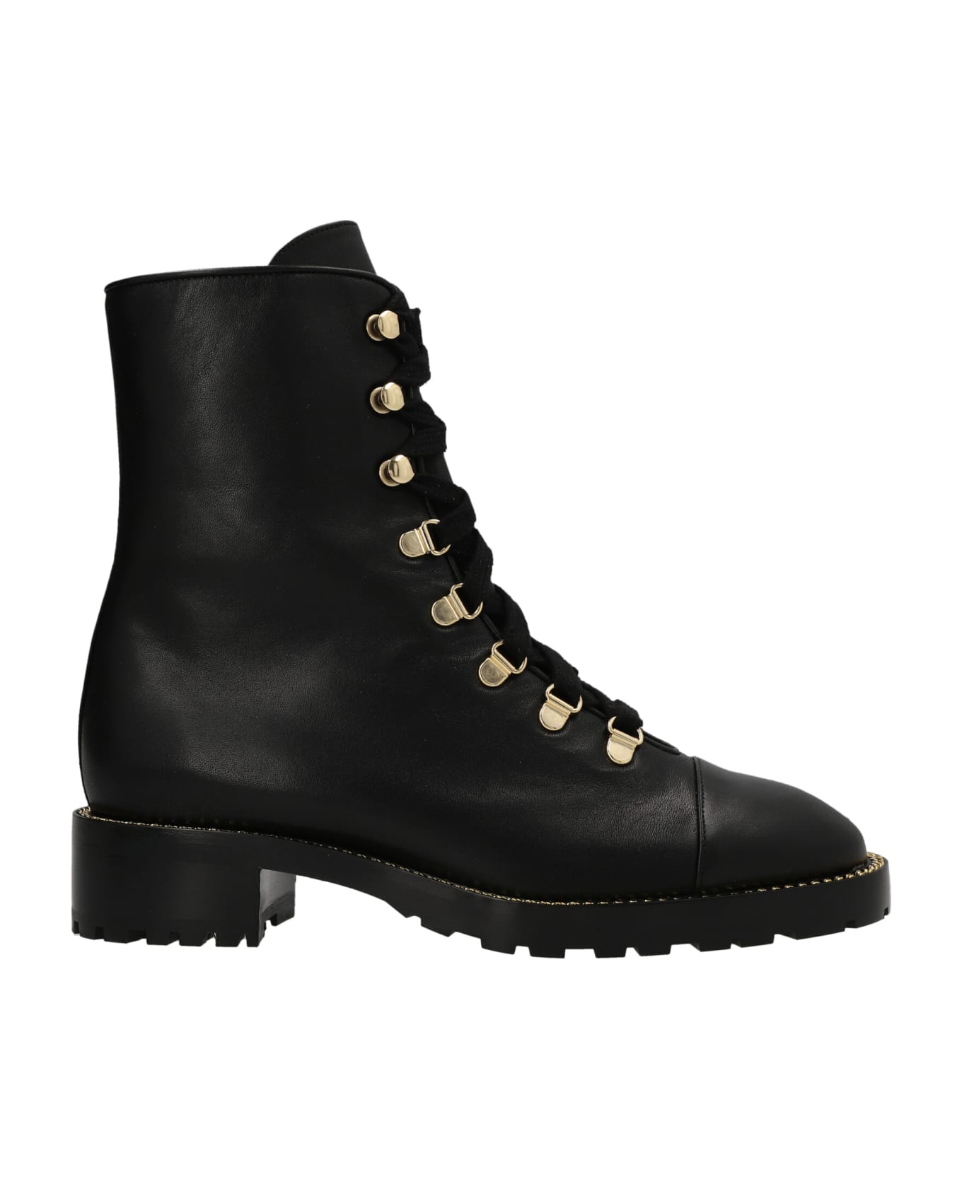 Stuart Weitzman 'kolbie  Combat Boots - Black  