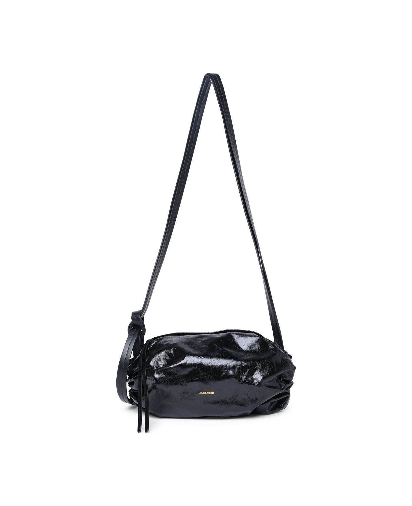 Jil Sander 'crossbody' Small Black Calf Leather Bag