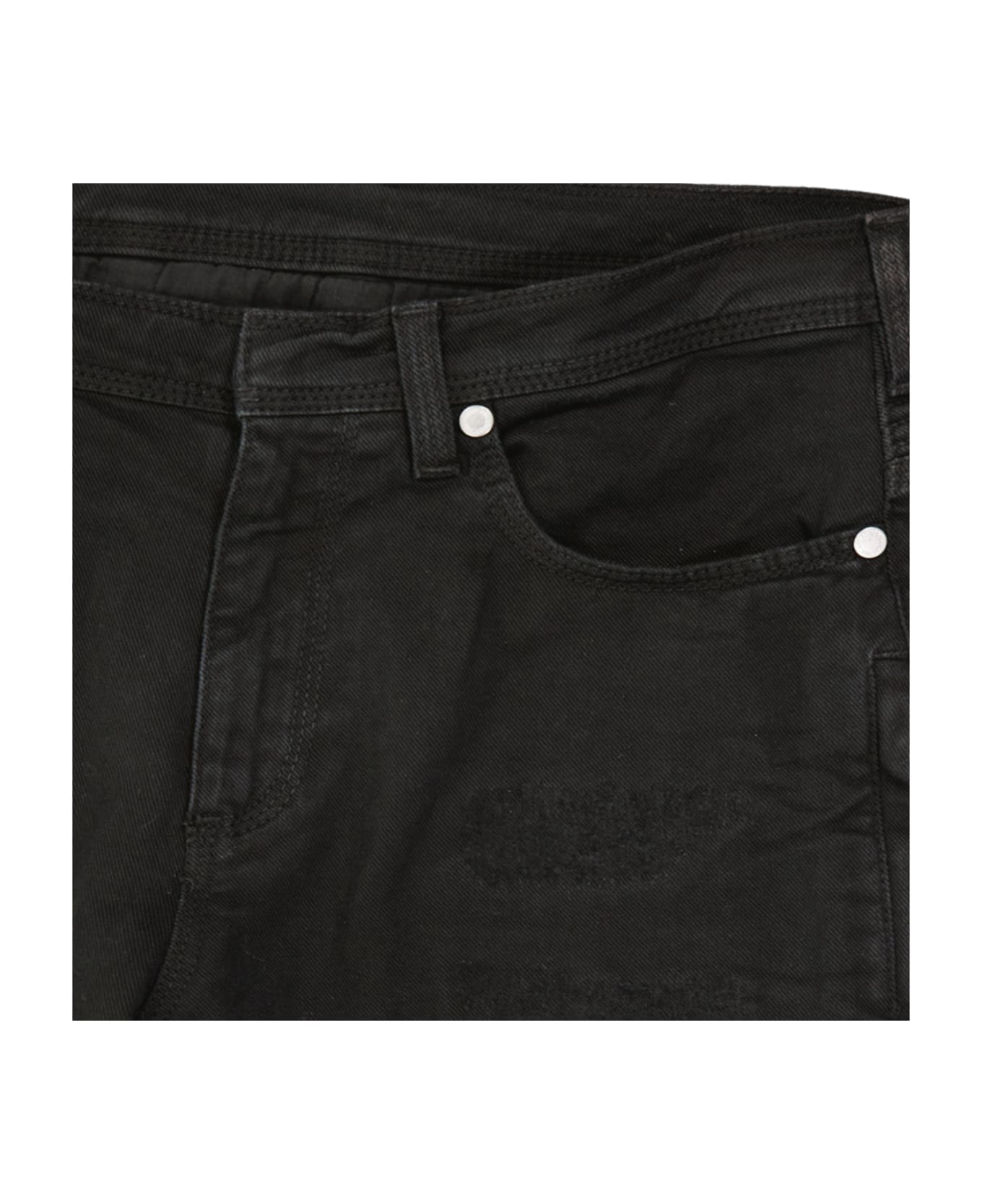 Neil Barrett Cotton Denim Jeans - Black