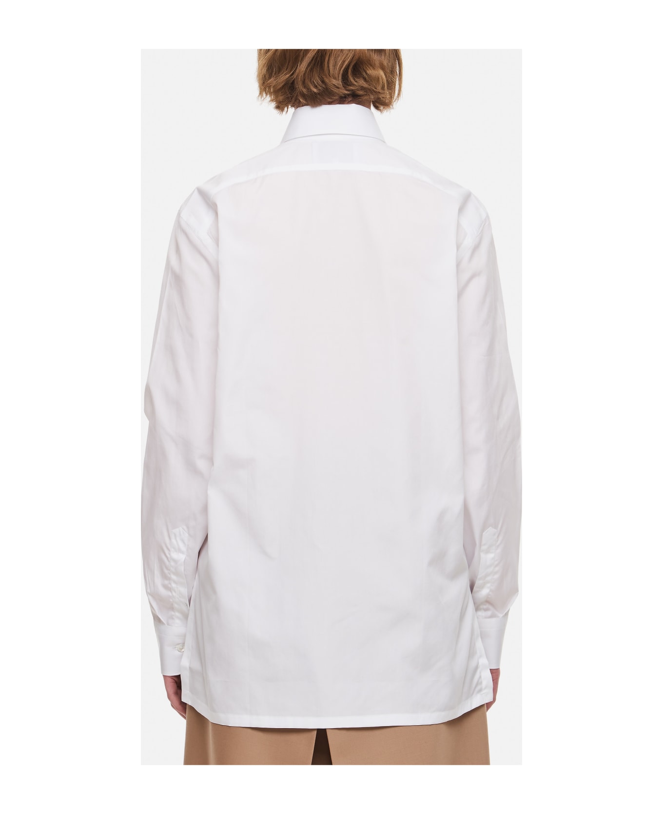 Setchu Cotton Shirt - White