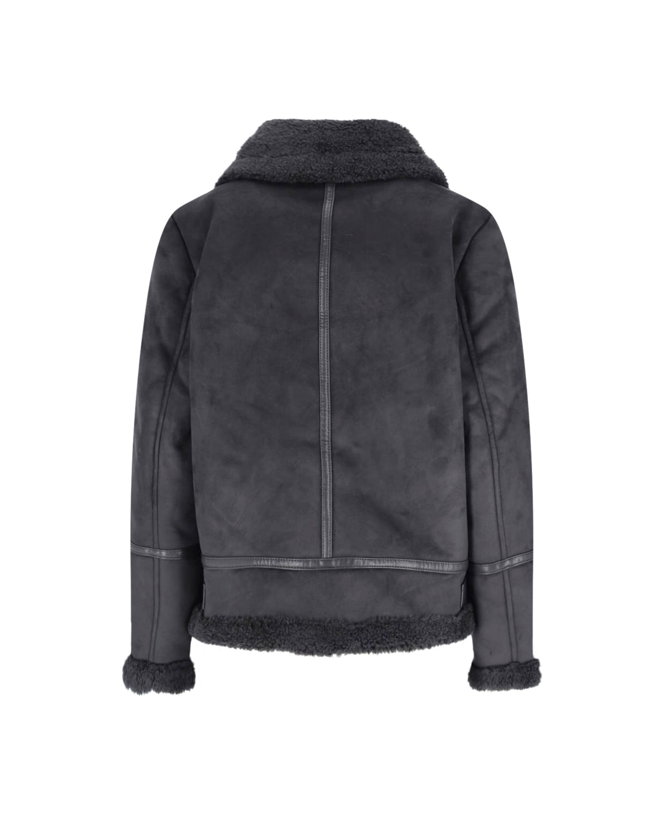 Ralph Lauren Faux Suede Jacket - Black  