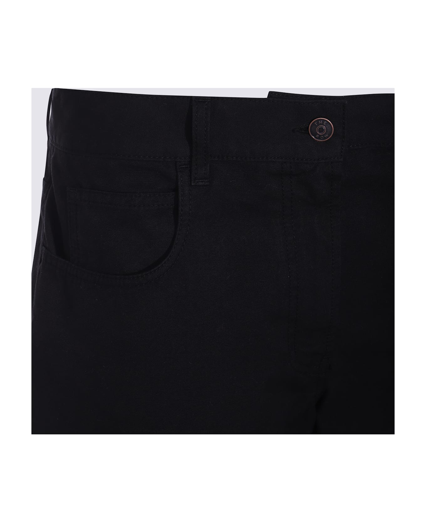 The Row Black Cotton Landais Jeans - Black