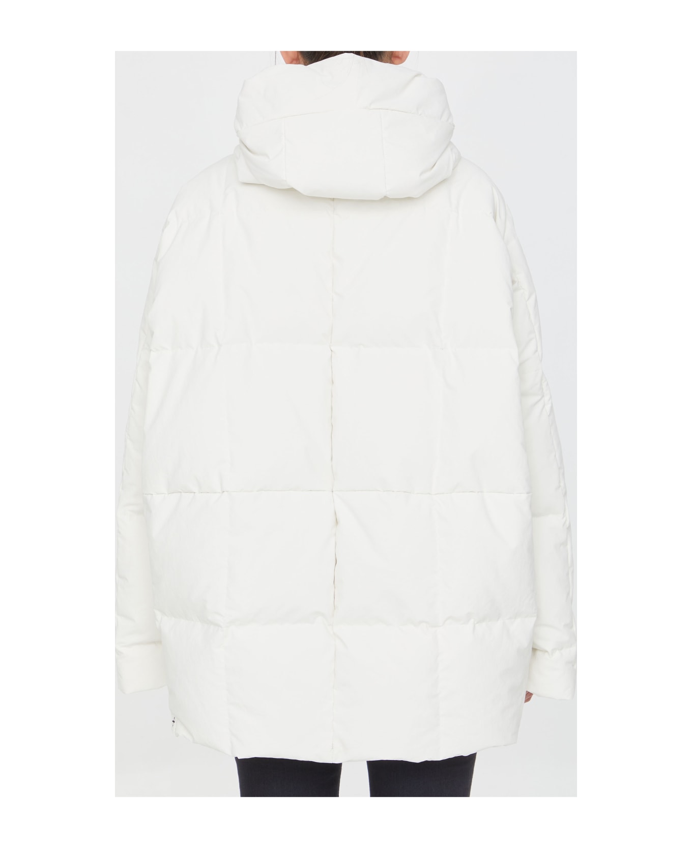 Jil Sander Oversized White Down Jacket - White