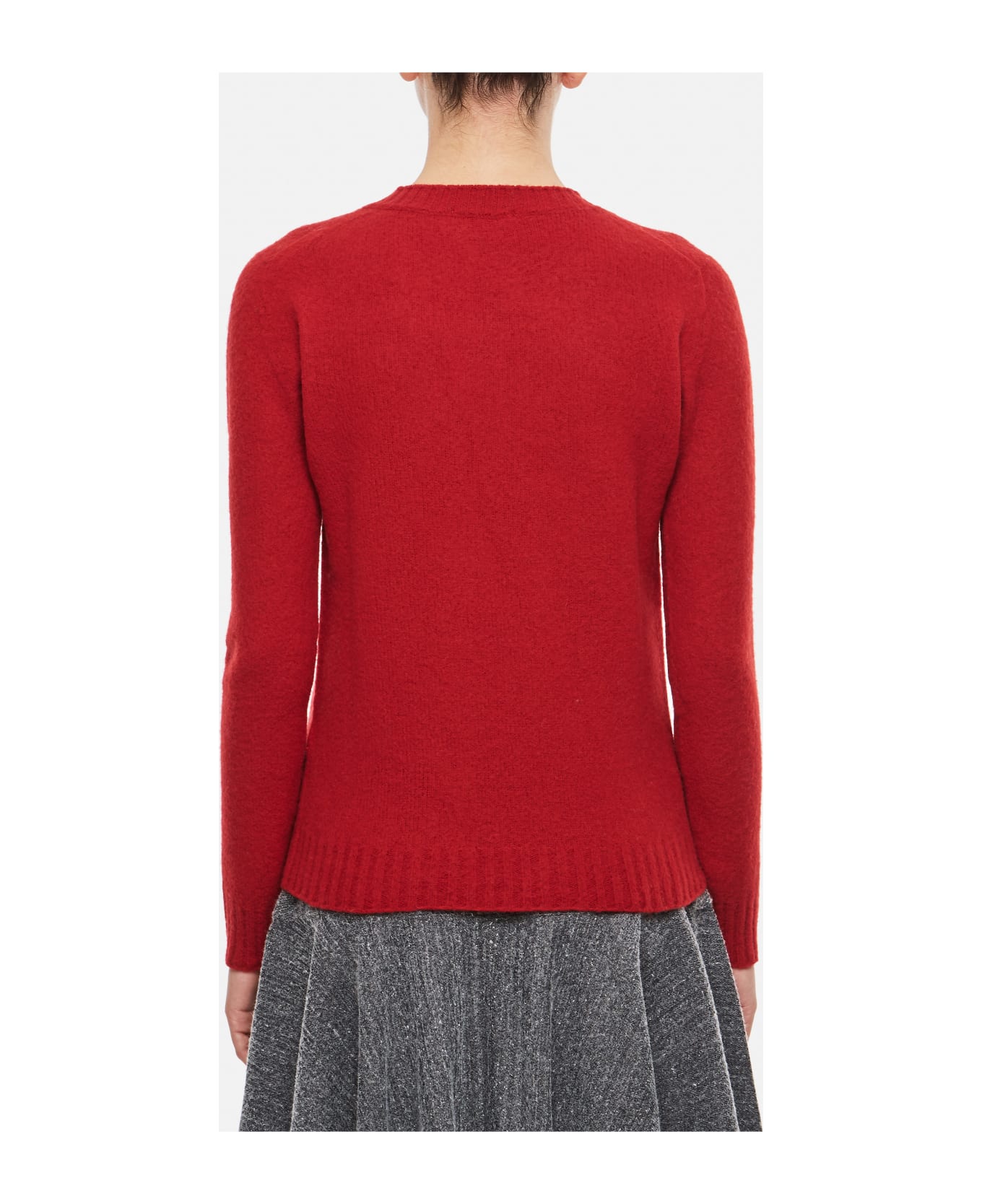Drumohr Lambswool Sweater - Red ニットウェア