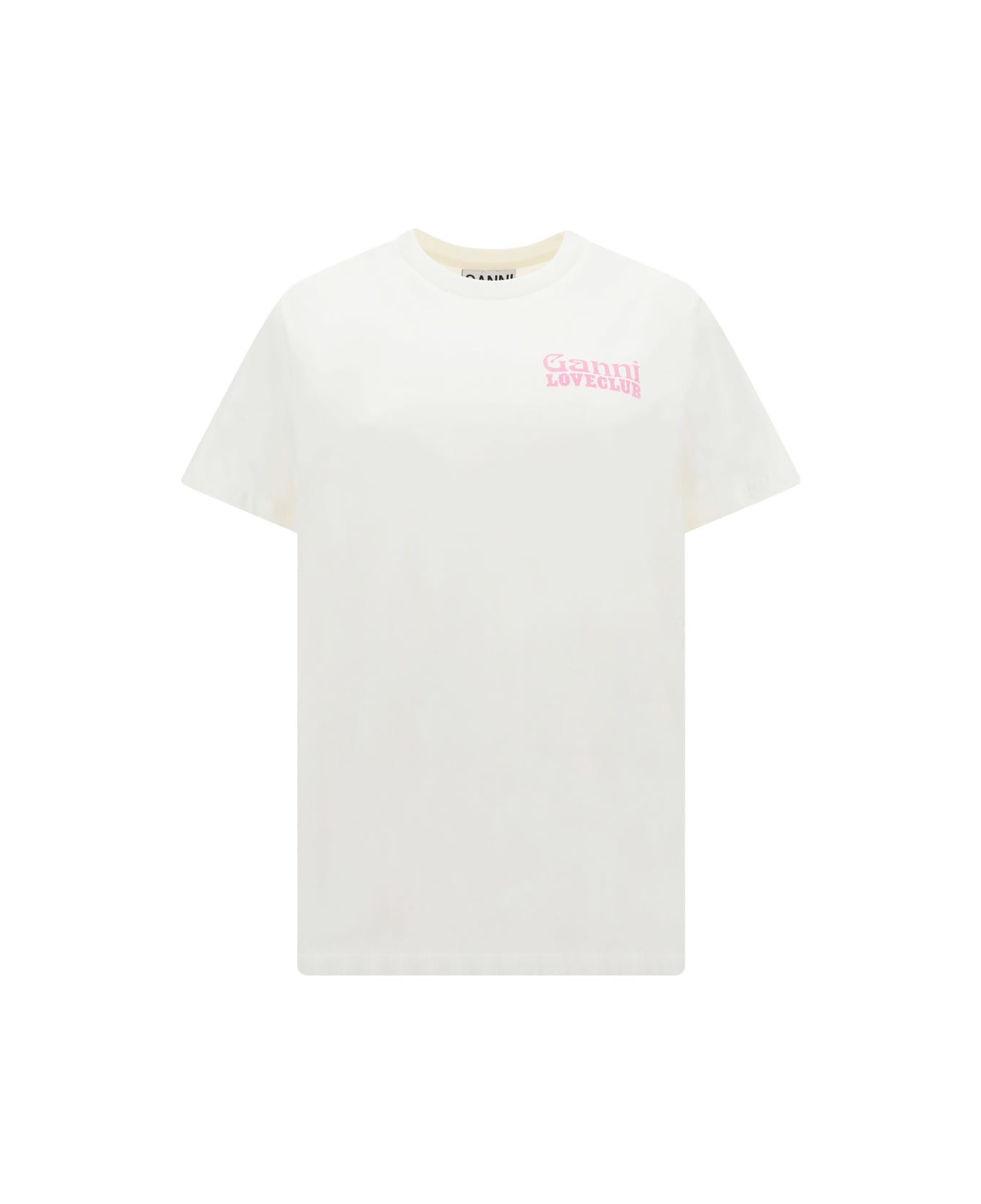 Ganni T-shirt - Egret