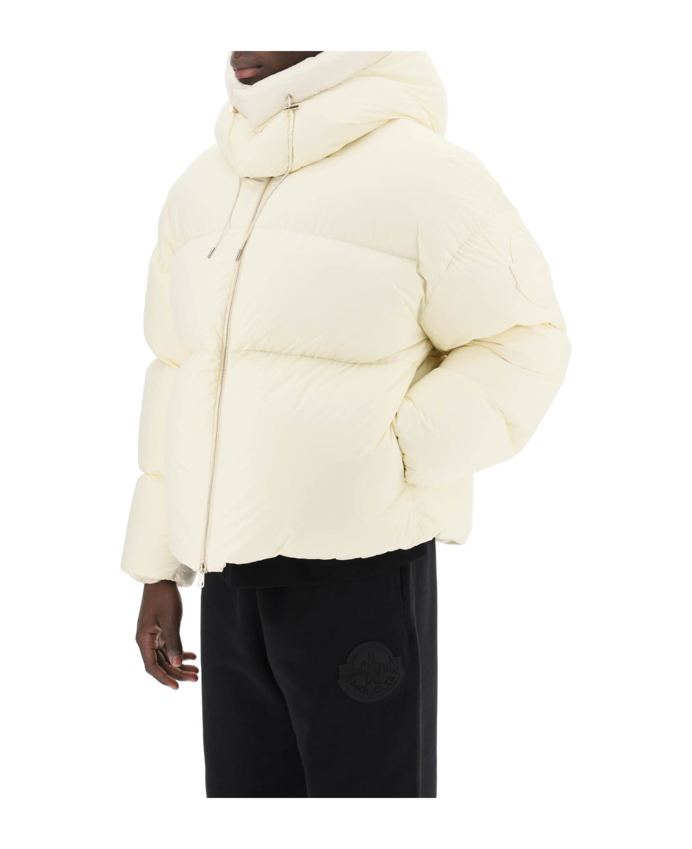 Moncler Antila Short Puffer Jacket - CREAM (White)