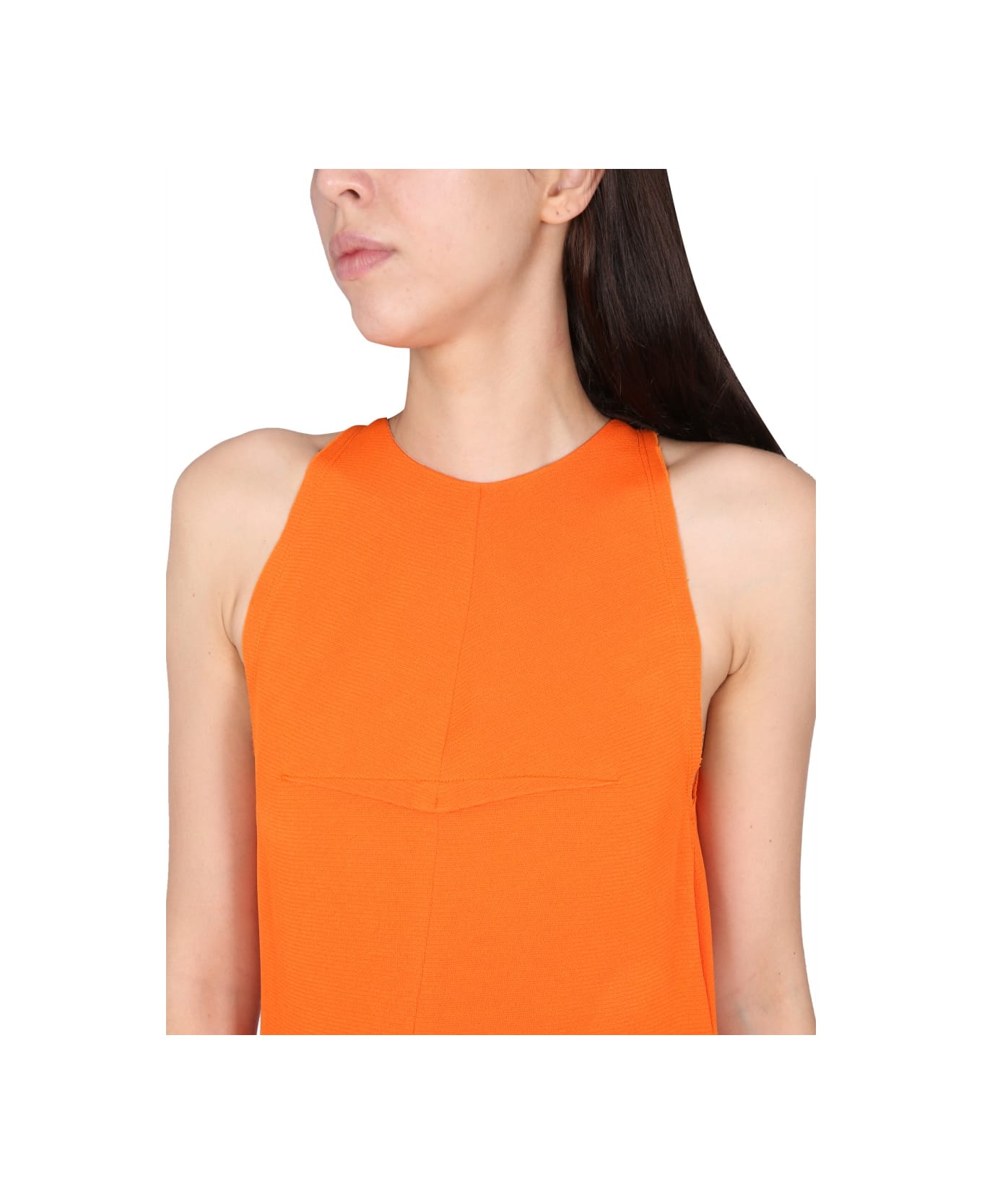 Lanvin Longuette Dress - BRIGHT ORANGE