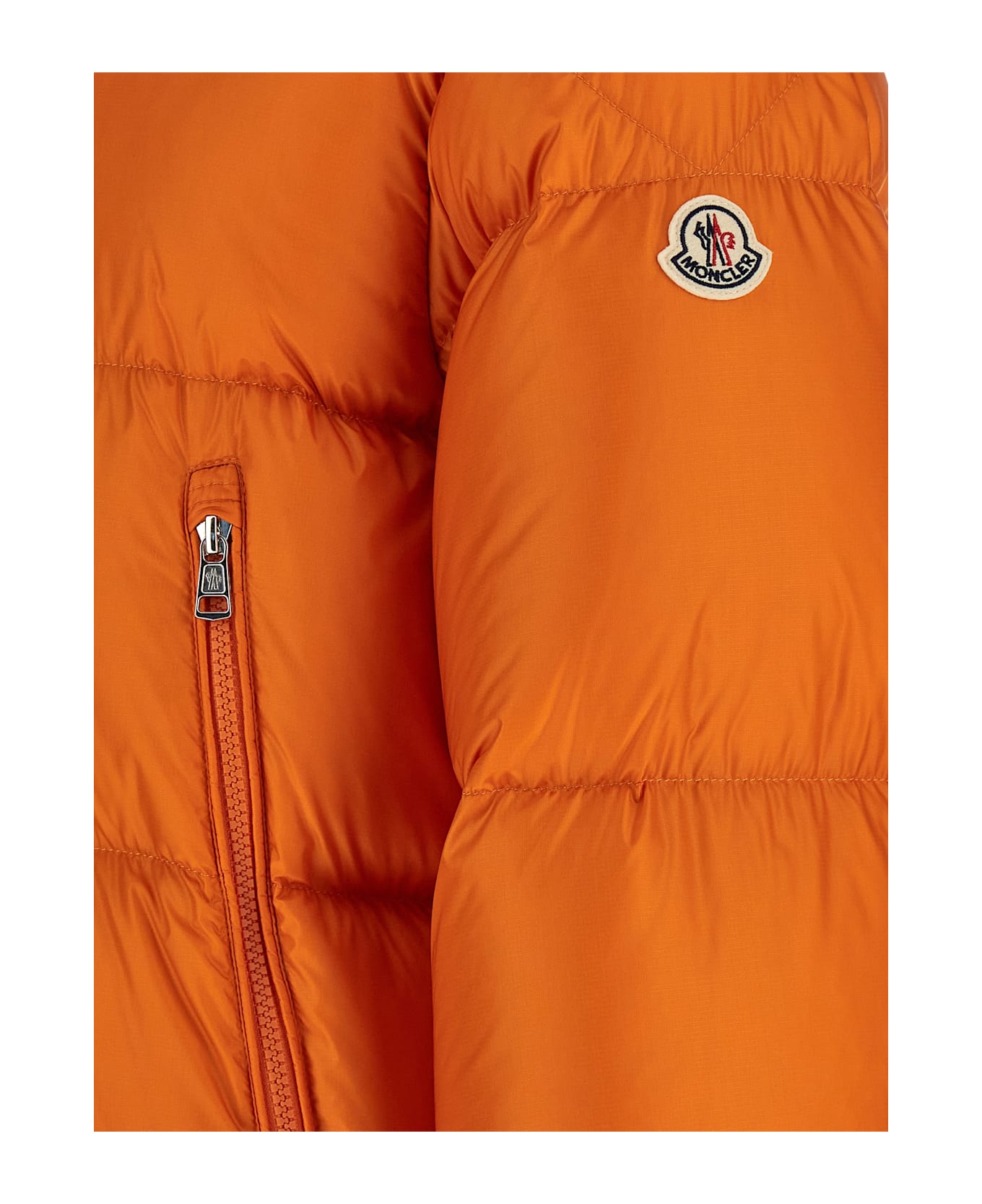 Moncler 
rivau
 Down Jacket - ORANGE