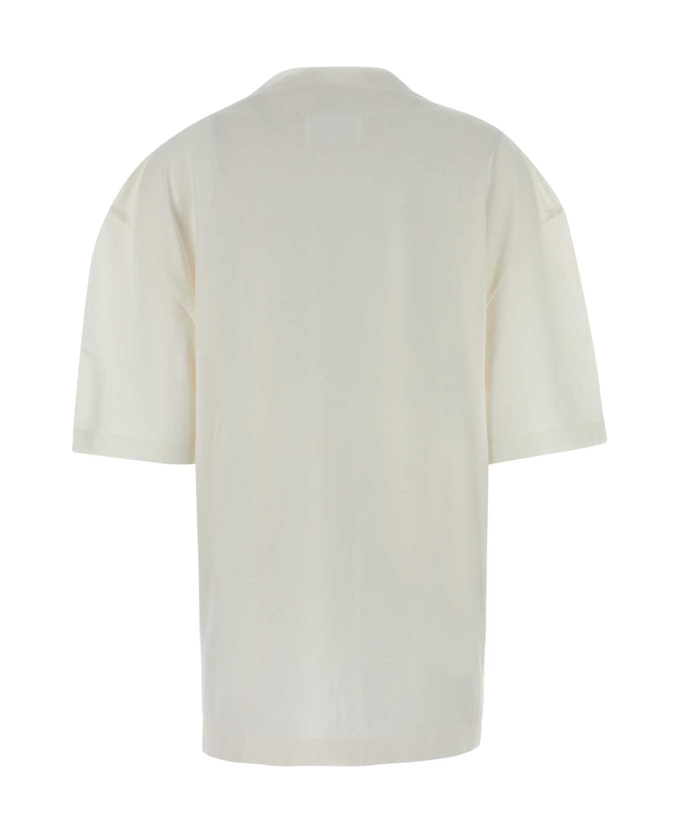 Maison Margiela White Cotton Oversize T-shirt - OFFWHITE