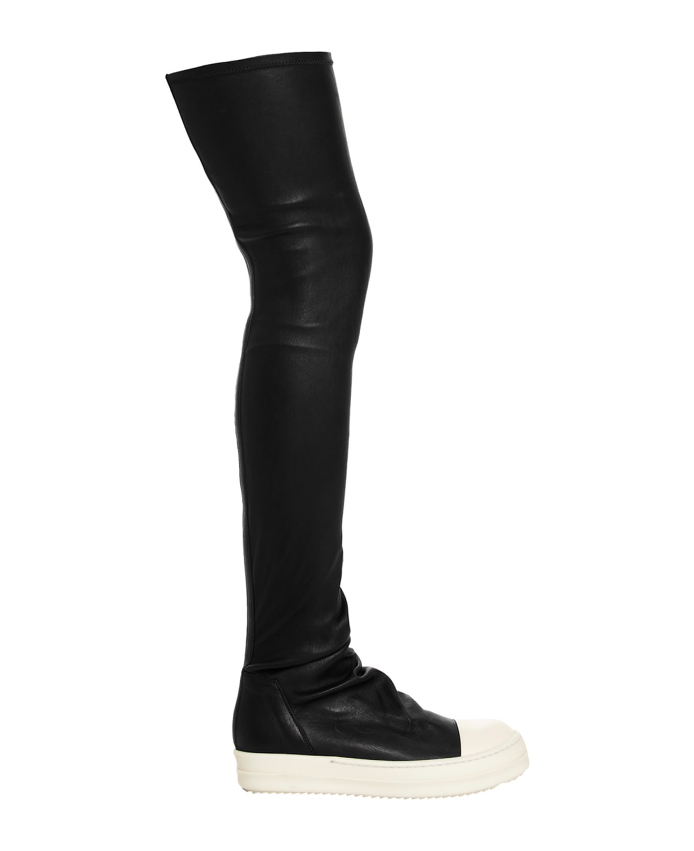 Rick Owens 
high Stocking Sneaks
 Boots - White/Black