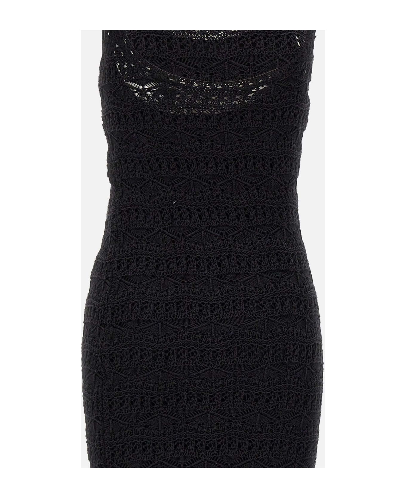 IRO "lazza" Linen And Cotton Dress - BLACK ワンピース＆ドレス