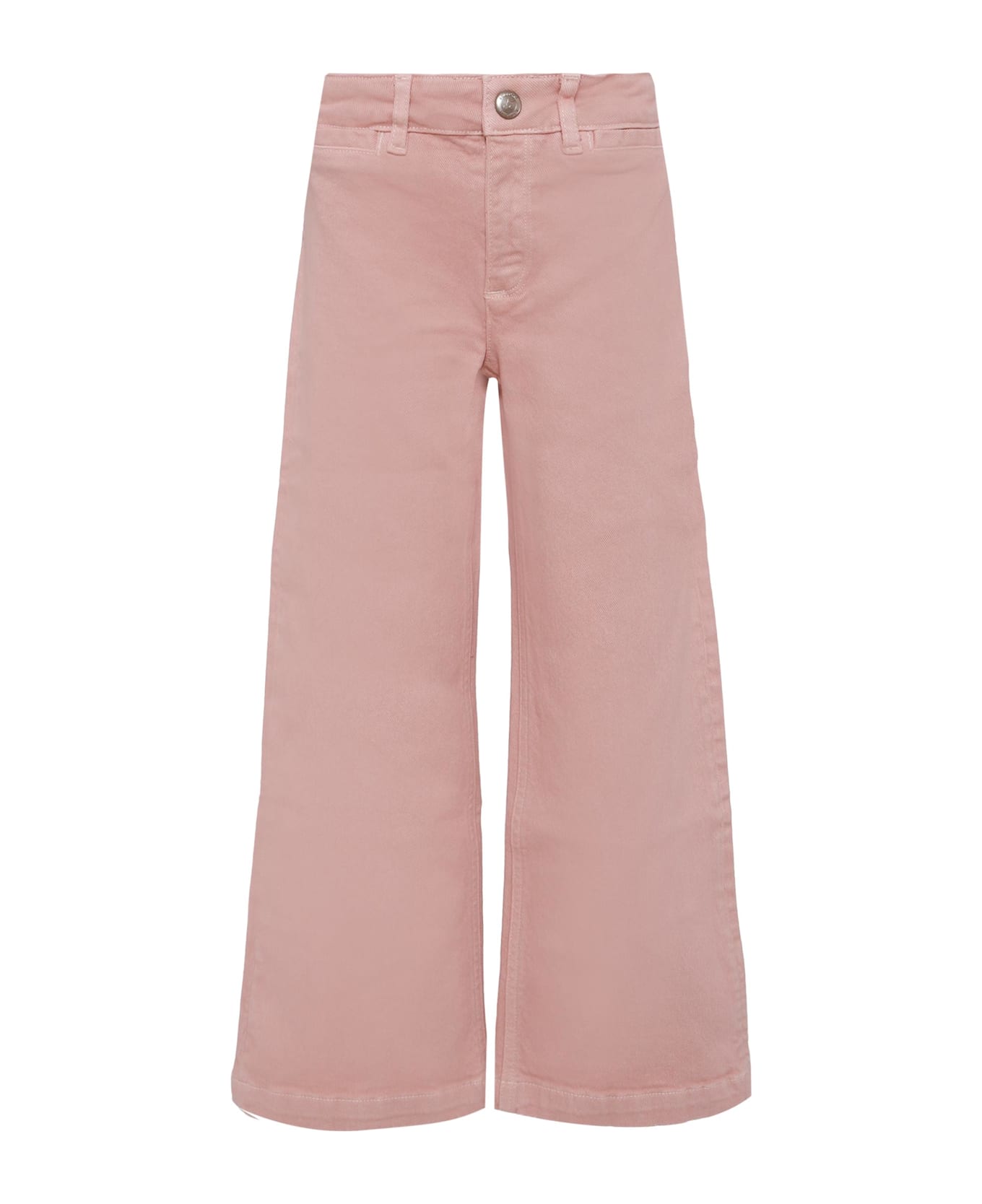 Bonpoint Pink Trousers For Baby Girl With Cherry - Pink