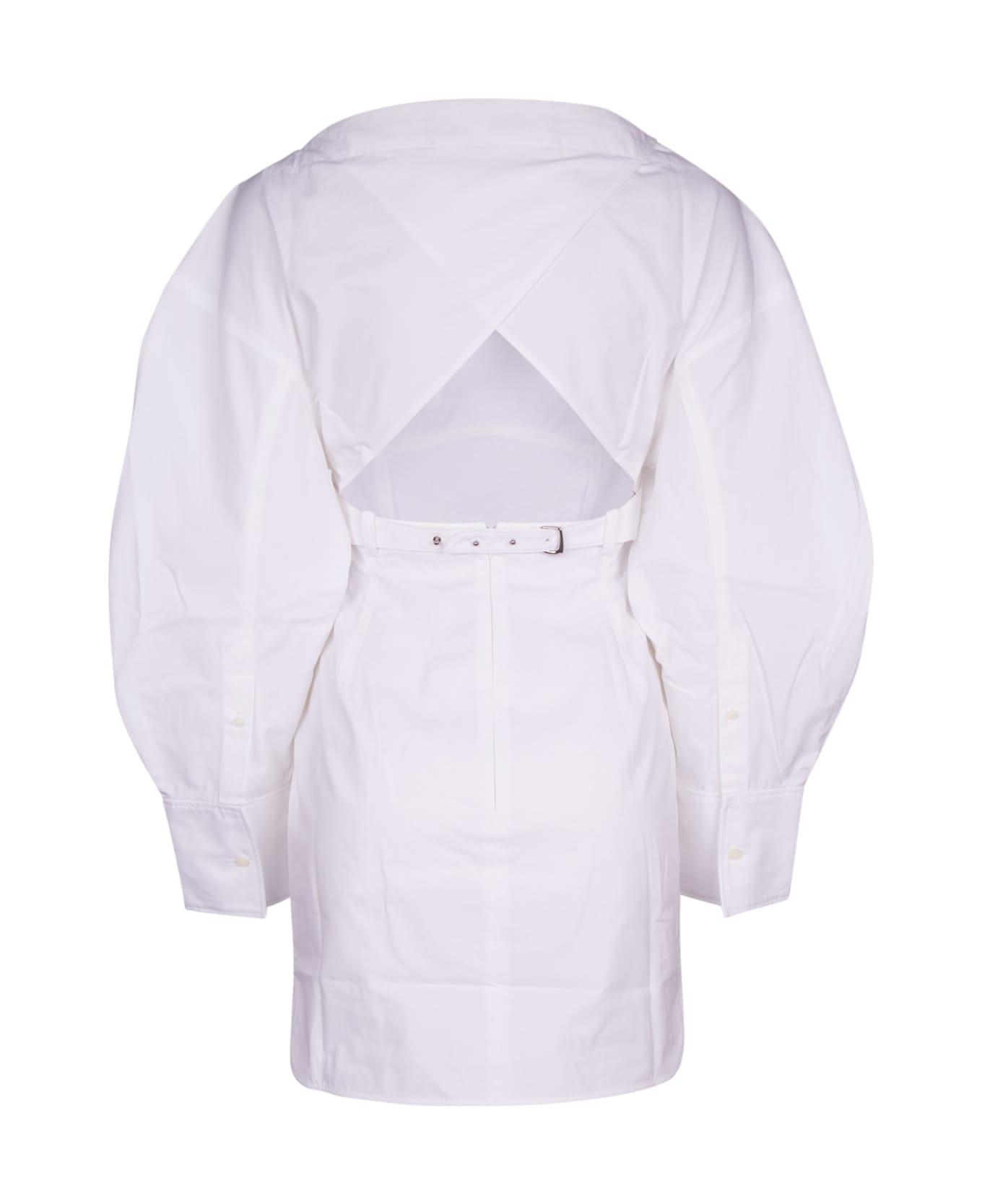 Jacquemus La Robe Chemise Casaco - White