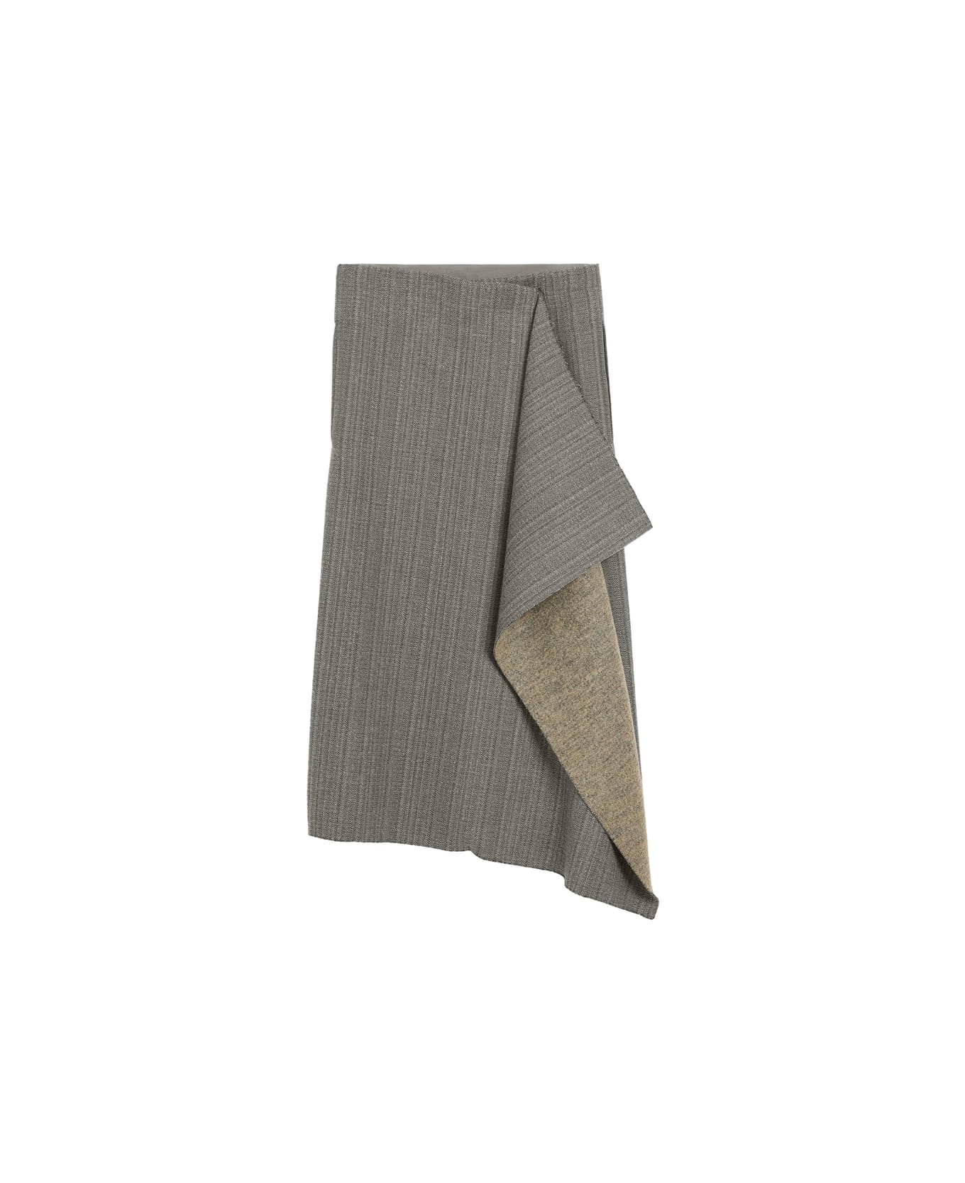Ami Alexandre Mattiussi Skirt - GREY/NEUTRALS