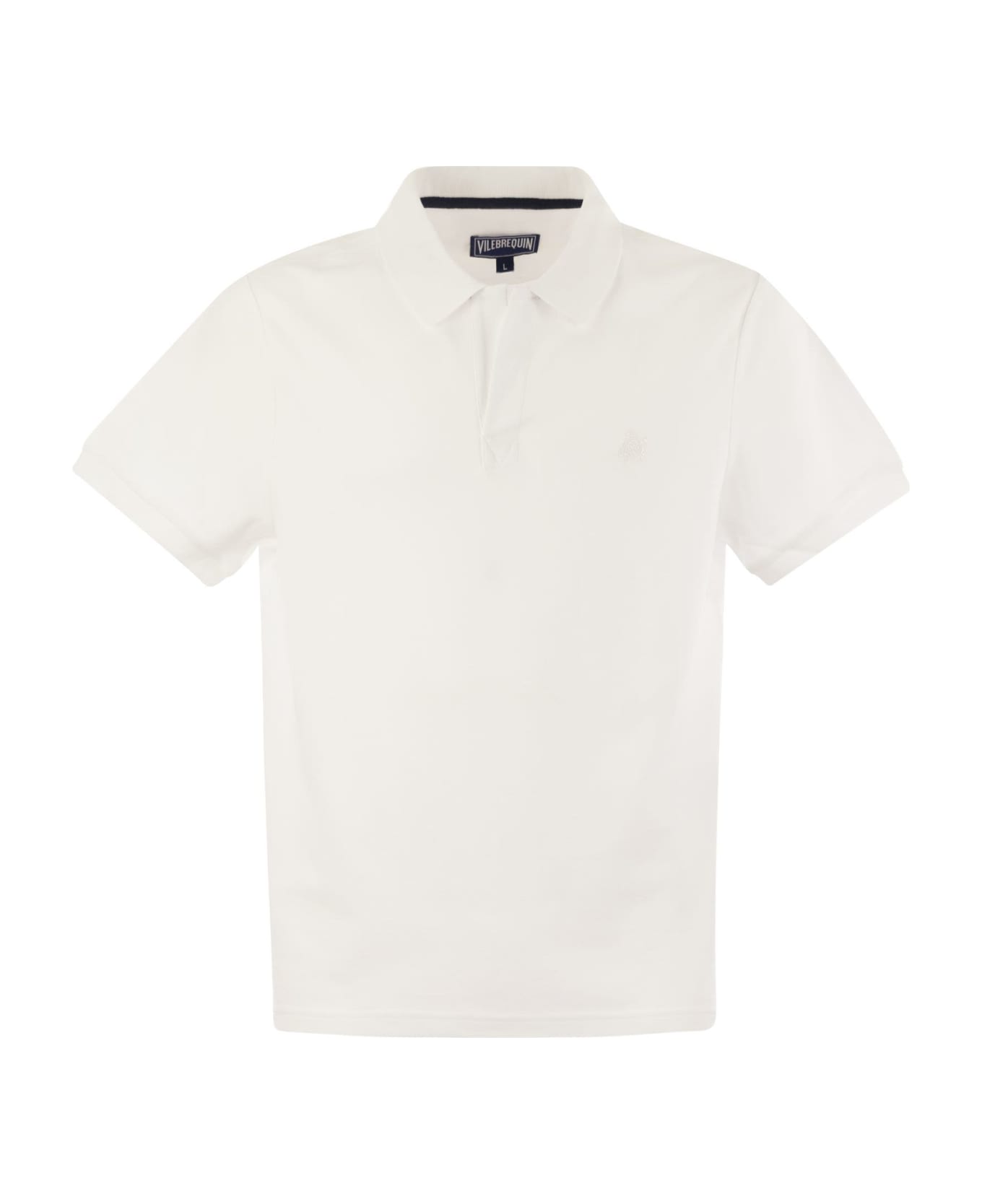 Vilebrequin Organic Cotton Pique Polo Shirt - White