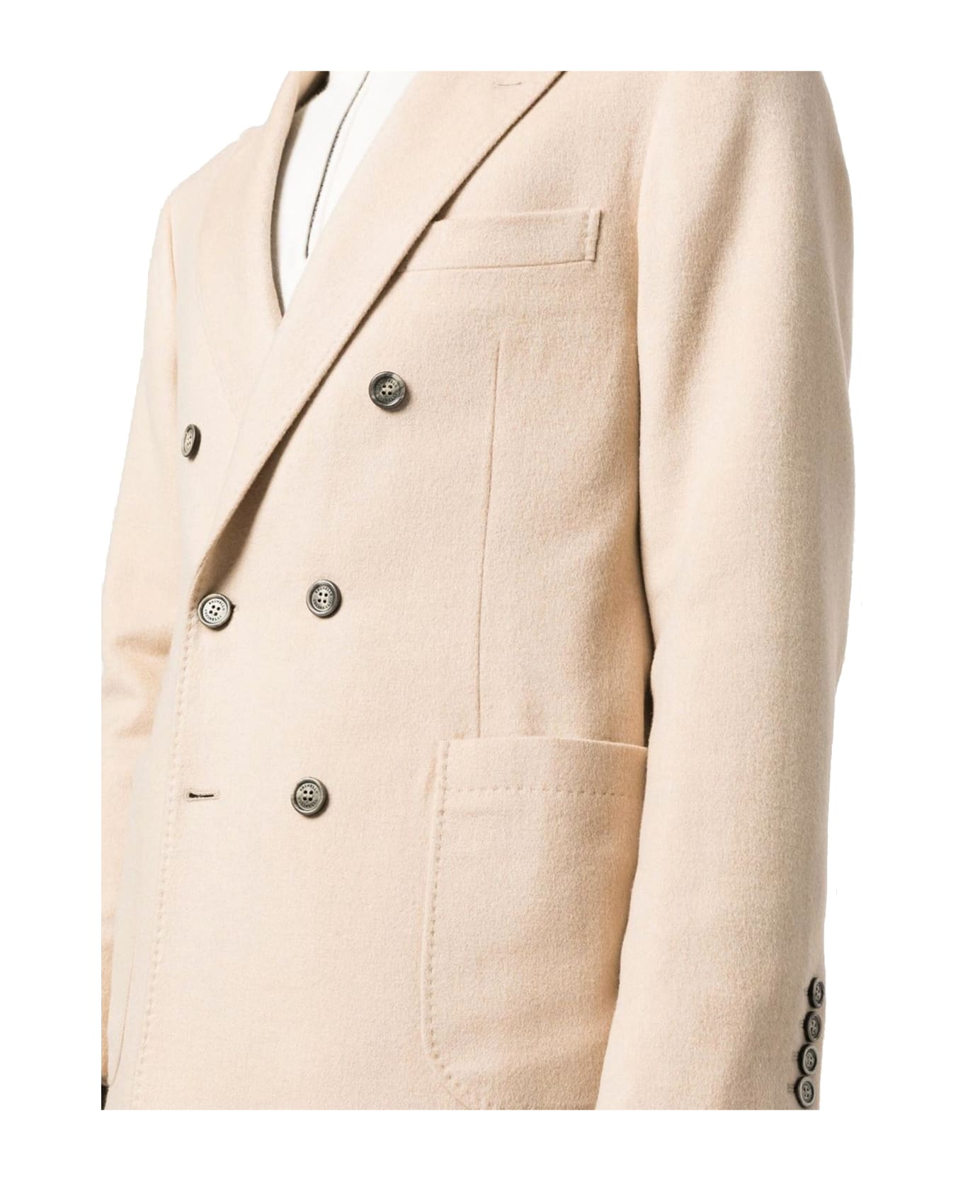 Brunello Cucinelli Wool Jacket - Beige コート
