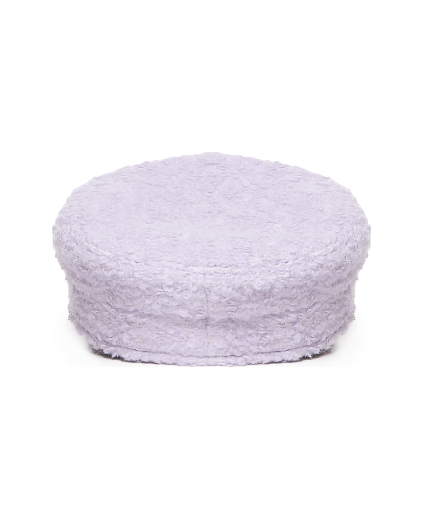Ruslan Baginskiy Monogram-embellished Baker Boy Hat - Purple