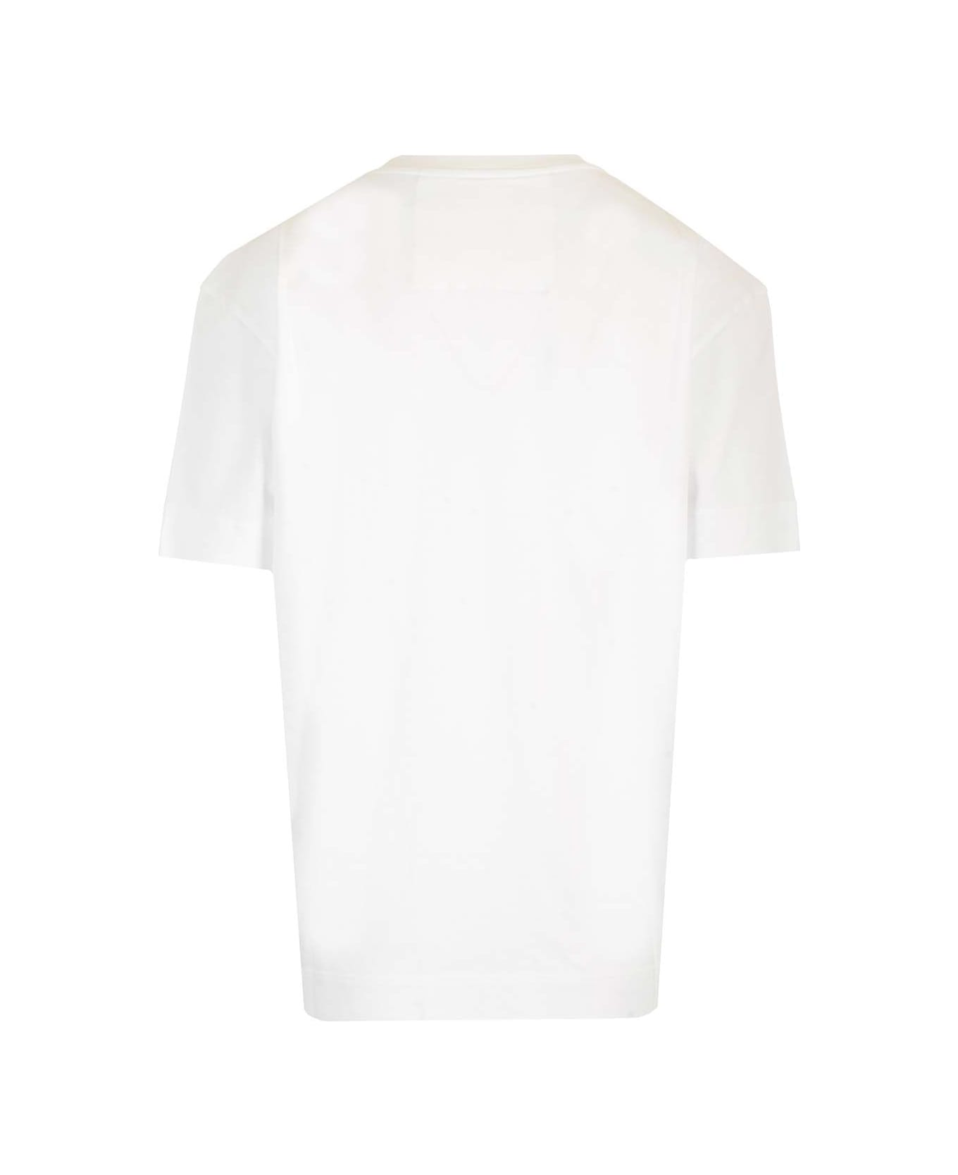 Givenchy White Logo T-shirt - White