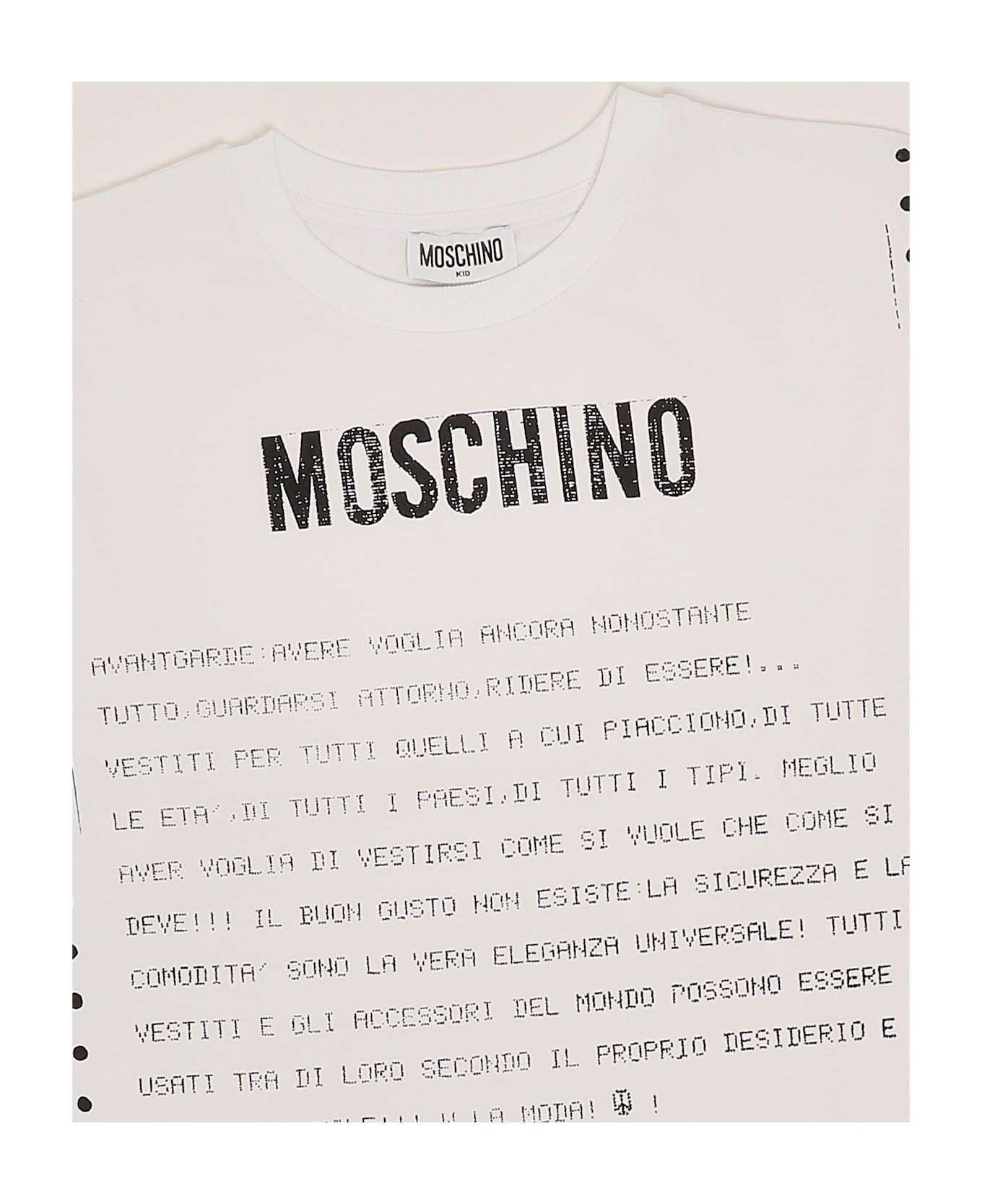 Moschino Maxi T-shirt T-shirt - BIANCO OTTICO