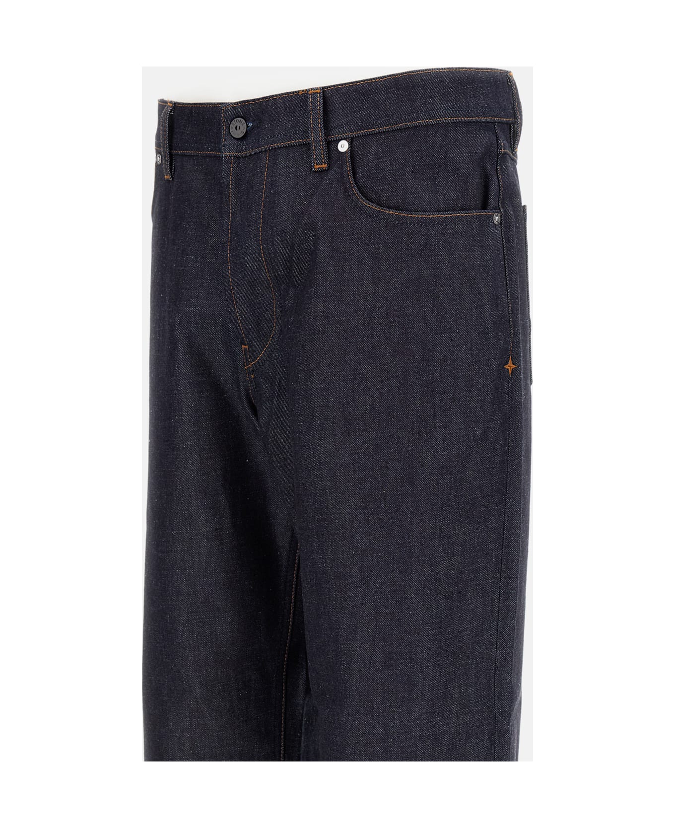 Stone Island Jeans Pantalone Loose - Blue