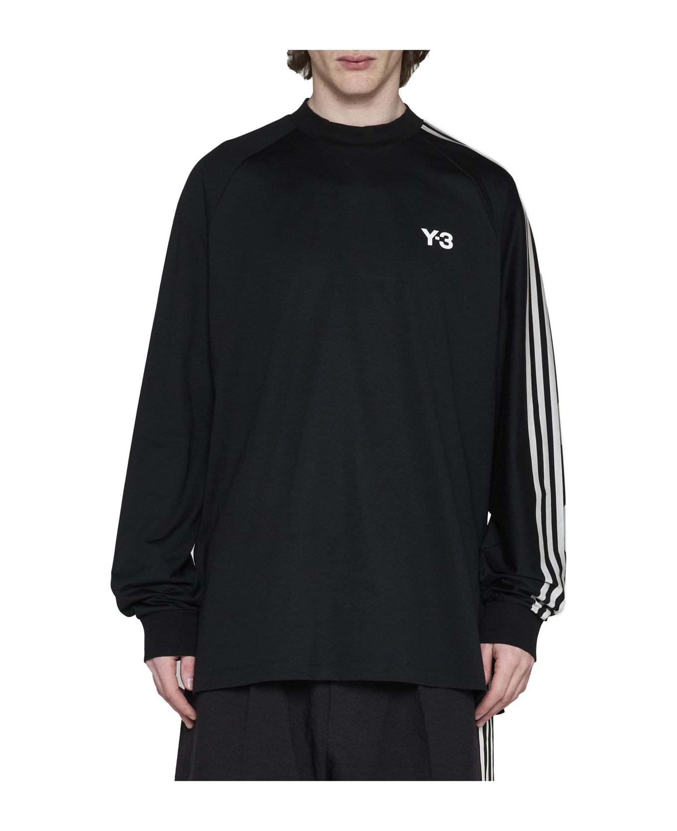 Y-3 Long-sleeve Jersey - Black/off white