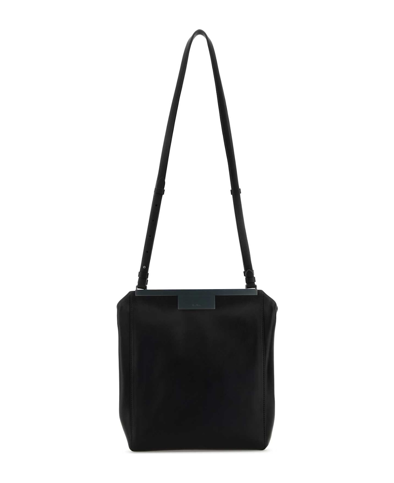 Max Mara Black Leather Mmsummer Shoulder Bag - NERO