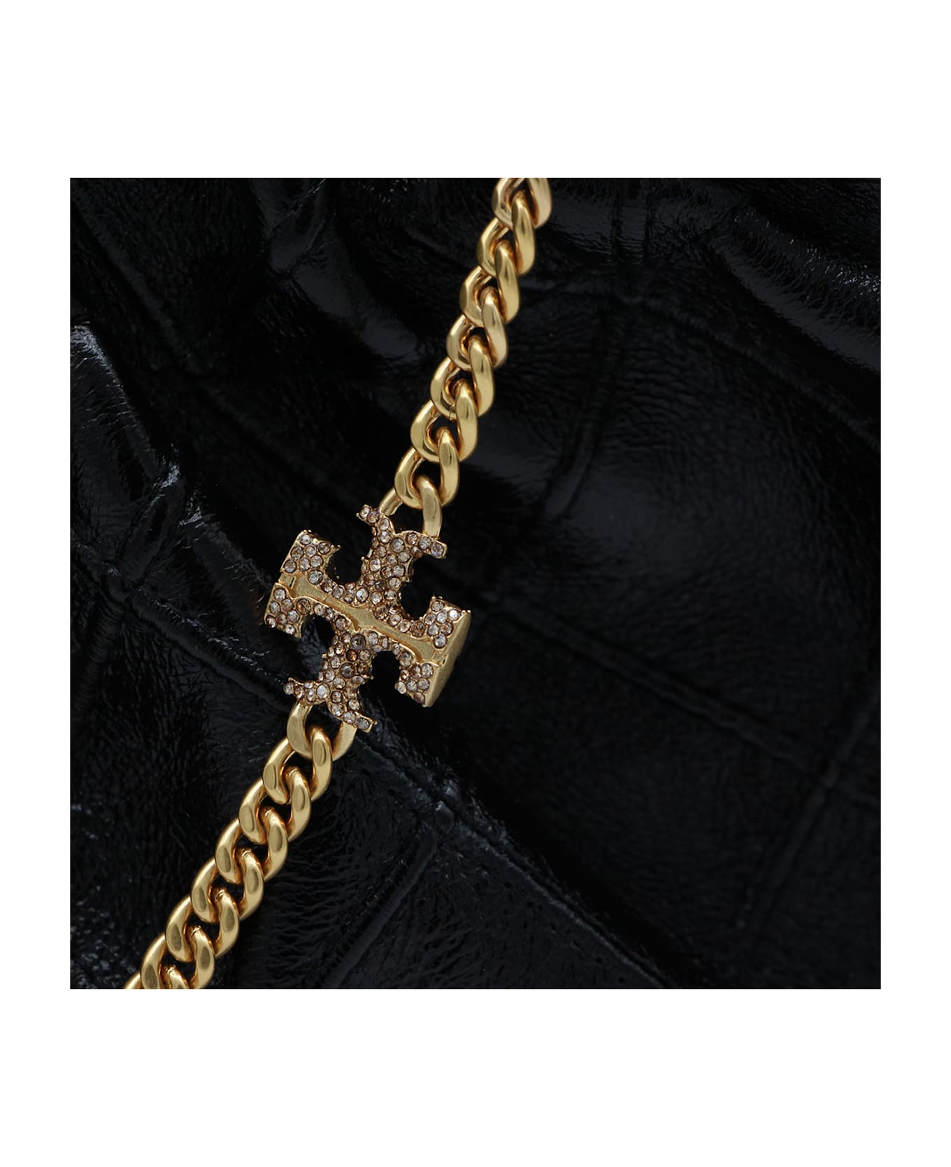 Tory Burch Black Leather Crossbody Bag - Black