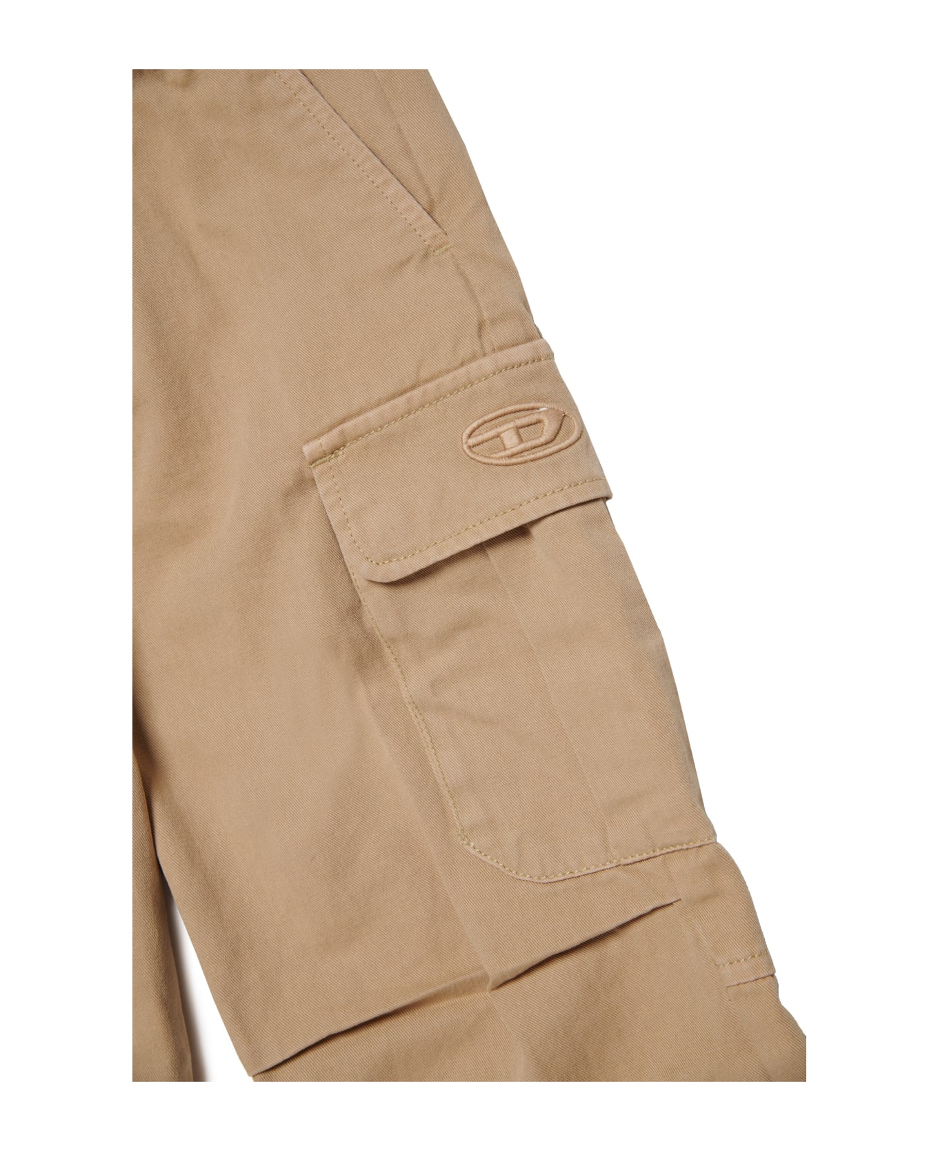 Diesel Picar Trousers Diesel Gabardine Cargo Pants - Beige