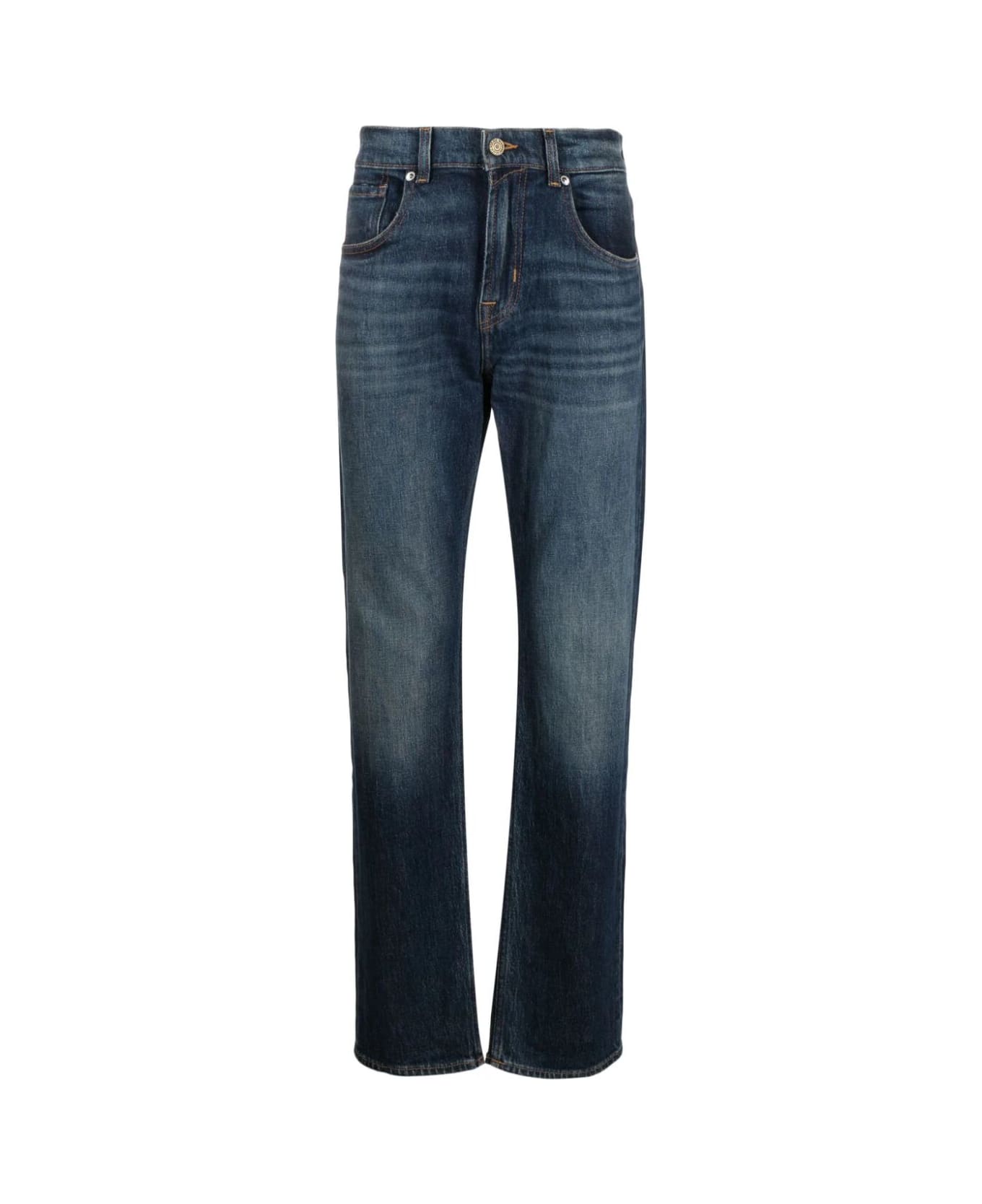 7 For All Mankind The Straight Upgrade Jeans - Dark Blue デニム