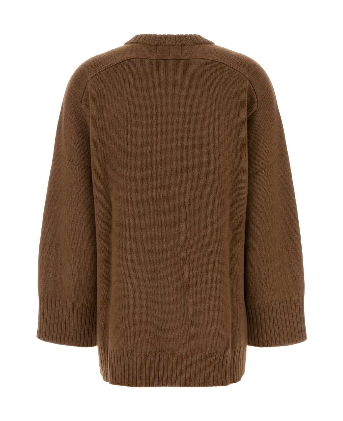 Loulou Studio Brown Wool Blend Oversize Safi Sweater - Brown