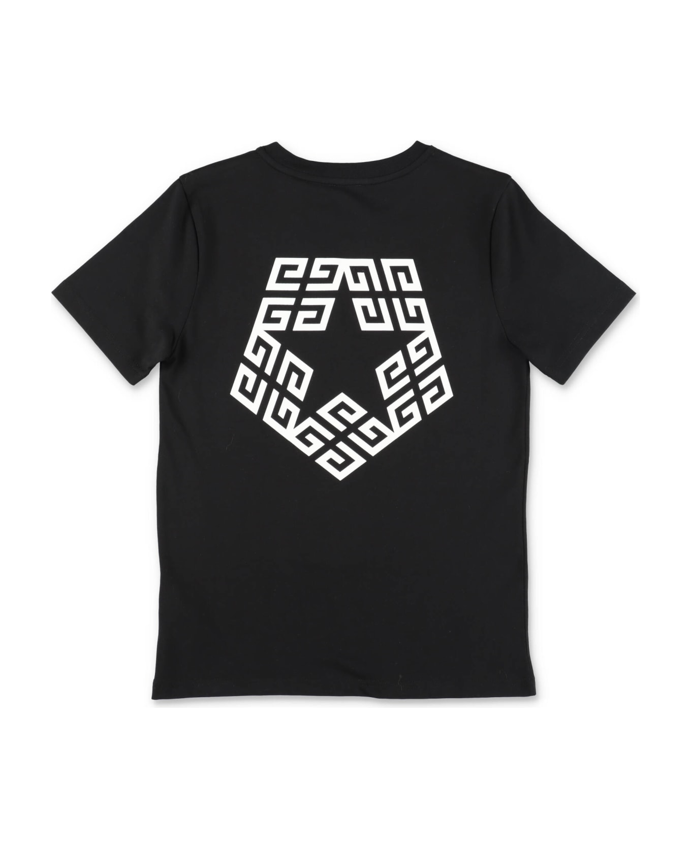 Givenchy T-shirt Nera In Jersey Di Cotone Bambino - Nero Tシャツ＆ポロシャツ