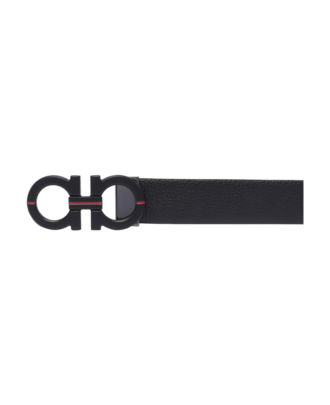 Ferragamo Reversible Gancini Belt - Black ベルト