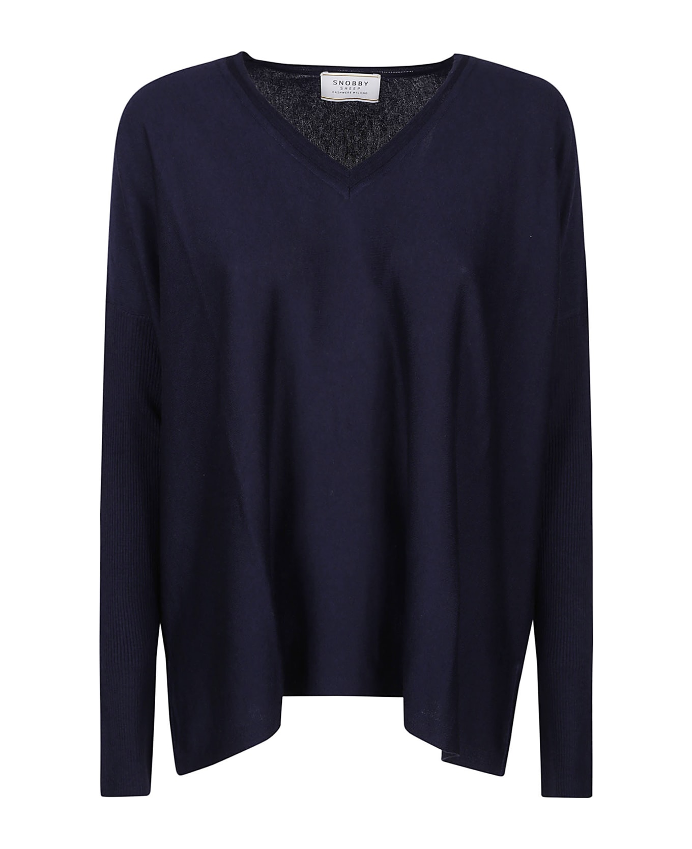 Snobby Sheep Oversize Sweater - Blue