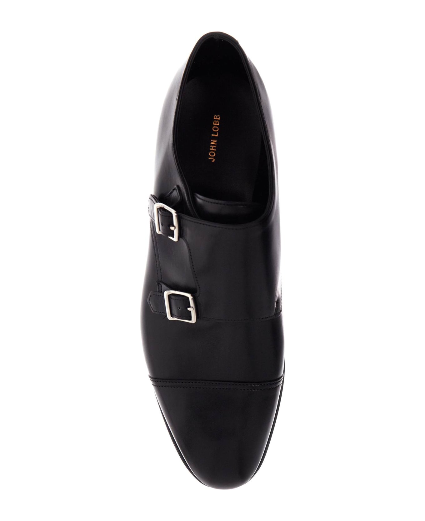 John Lobb William Monk Strap Loafers - BLACK (Black)