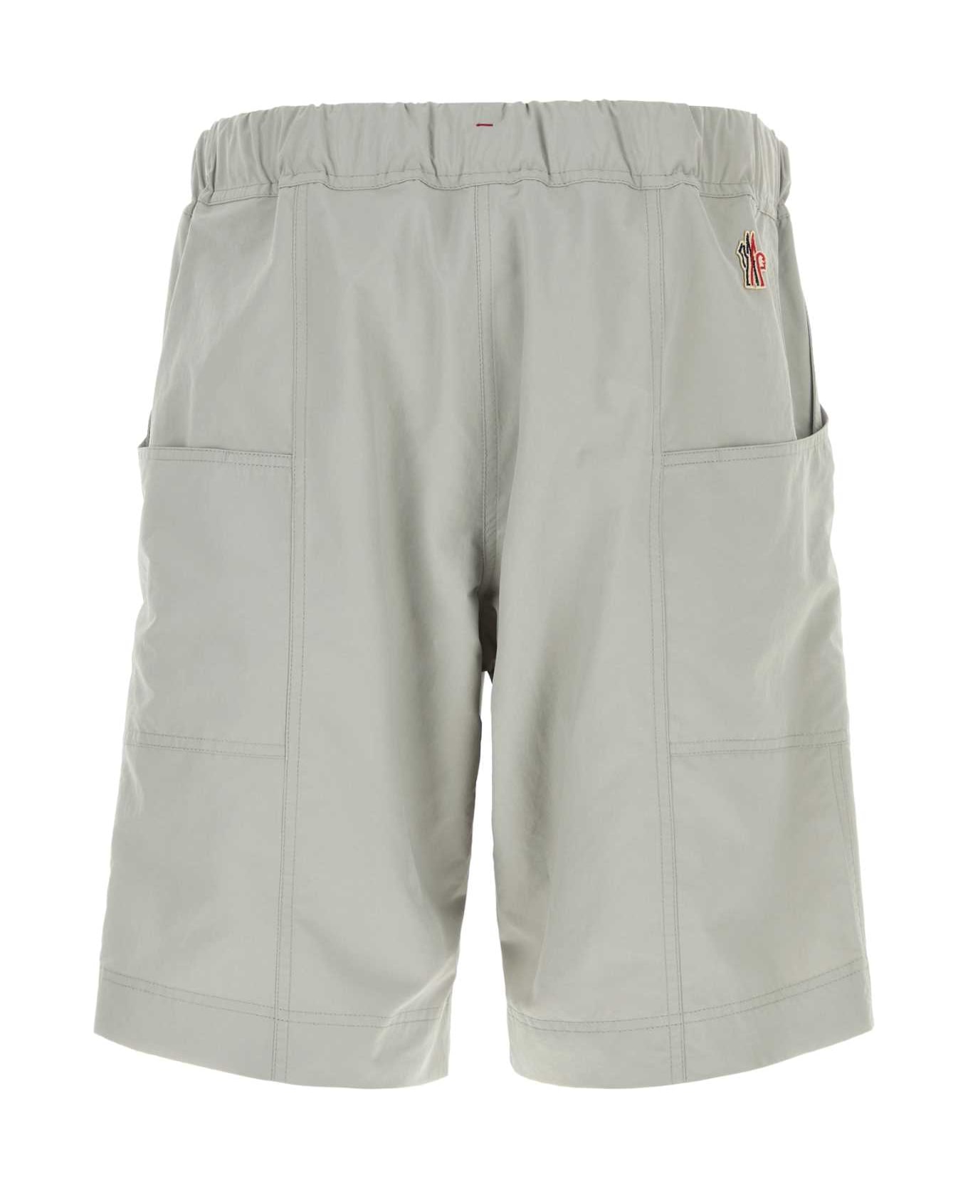 Moncler Grenoble Grey Polyester Bermuda Shorts - 91H