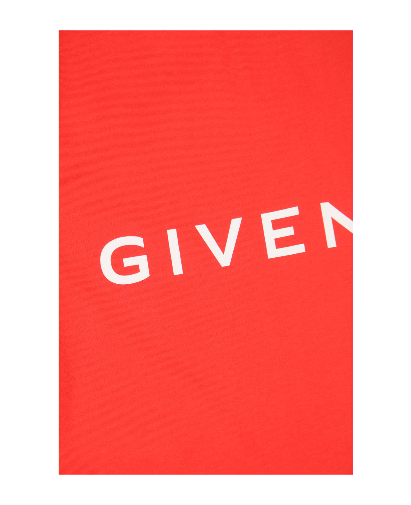 Givenchy Logo Print Regular T-shirt - Bright Red Tシャツ＆ポロシャツ