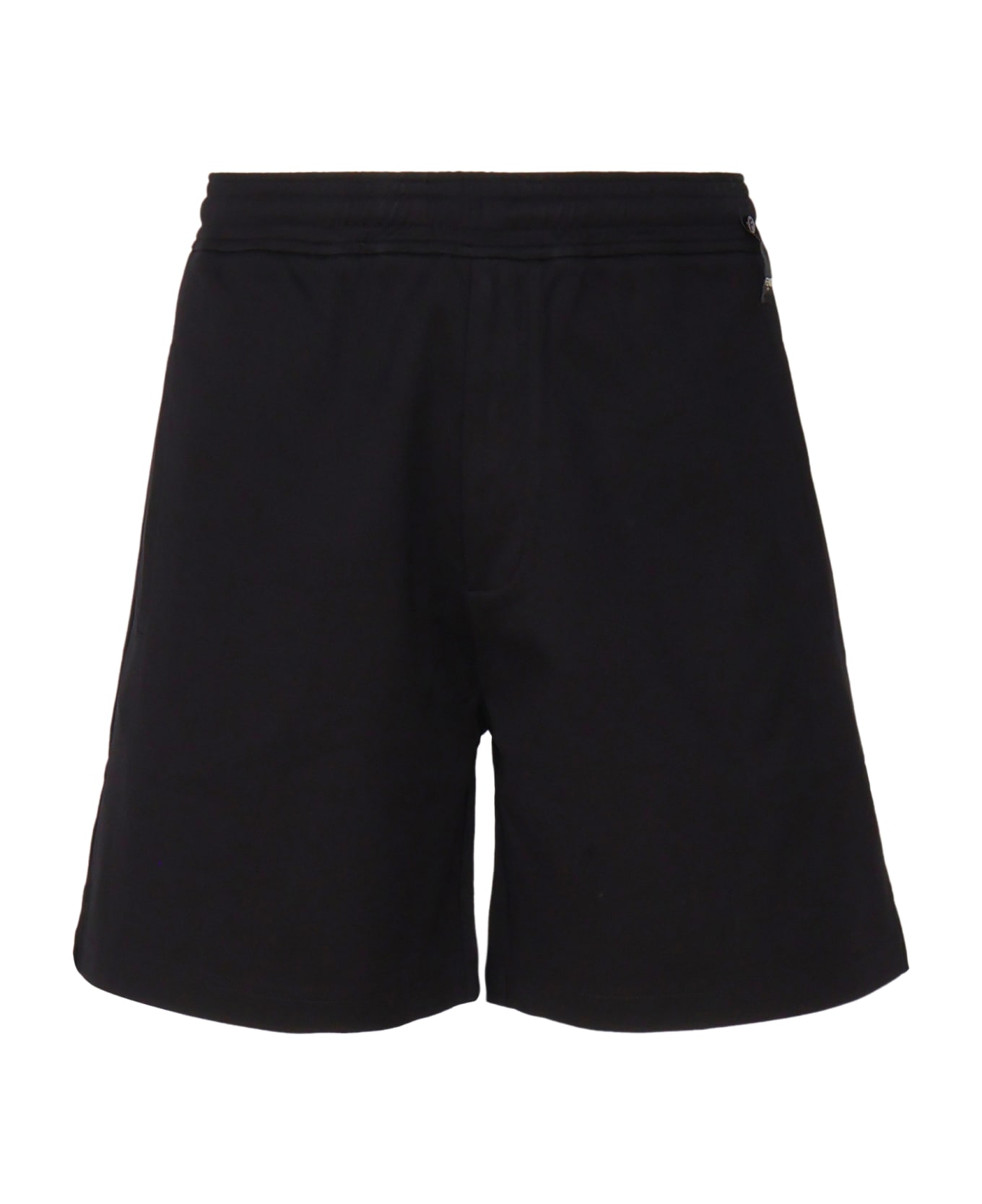 Fendi Shorts In Fluid Fabric - Black