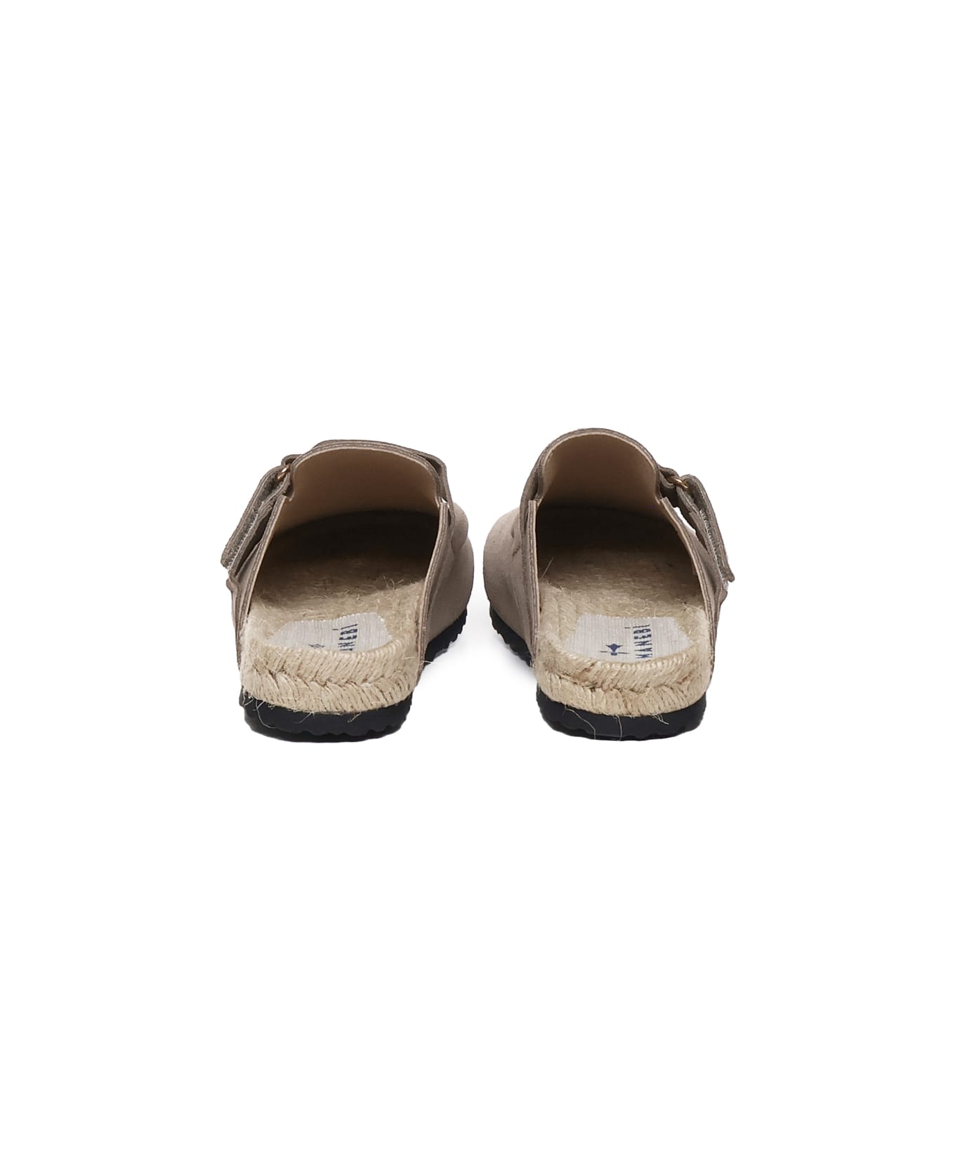 Manebi Mule In Suede - Coco brown
