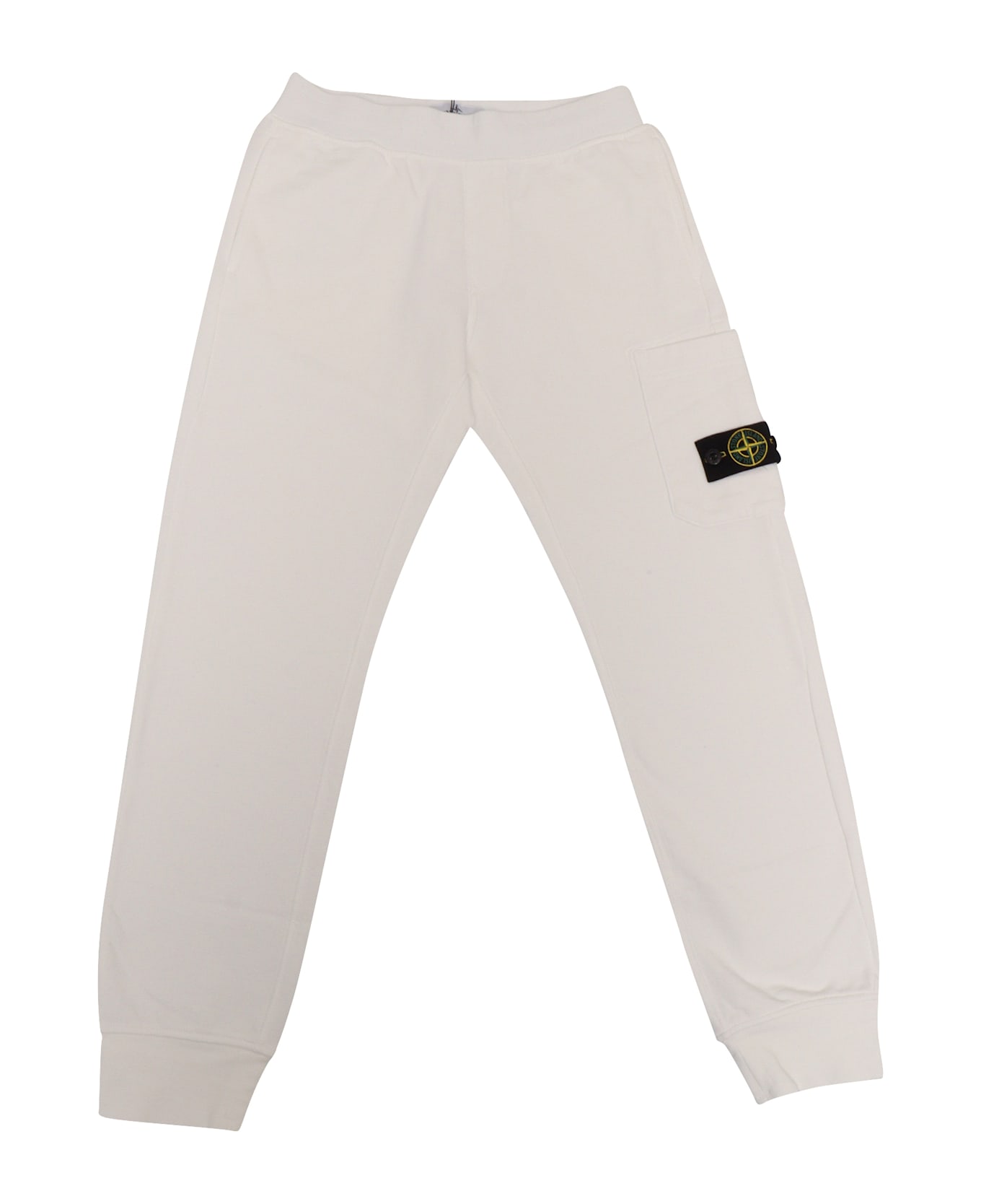 Stone Island Sweatpants - WHITE
