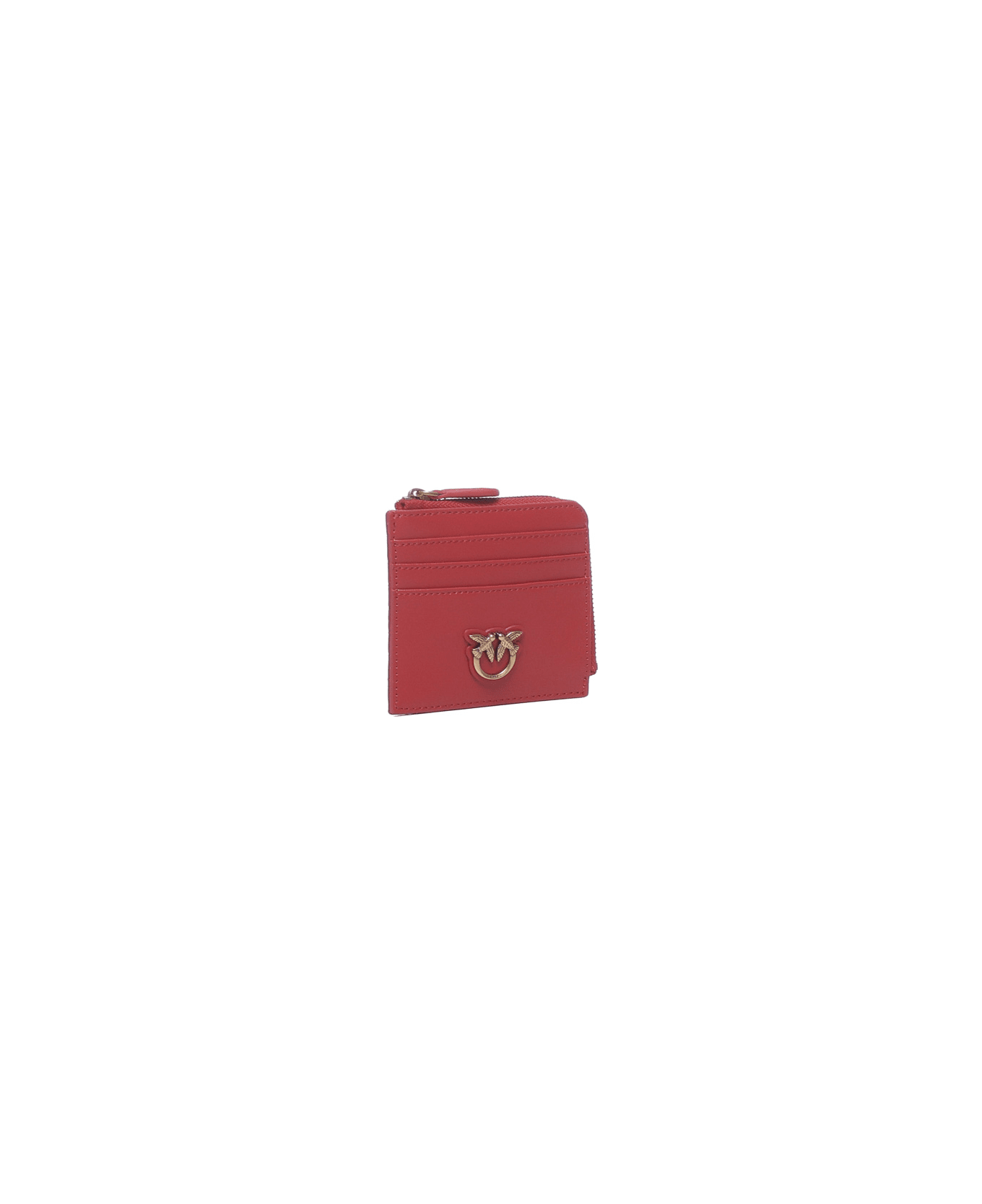 Pinko Wallet With Logo - Red
