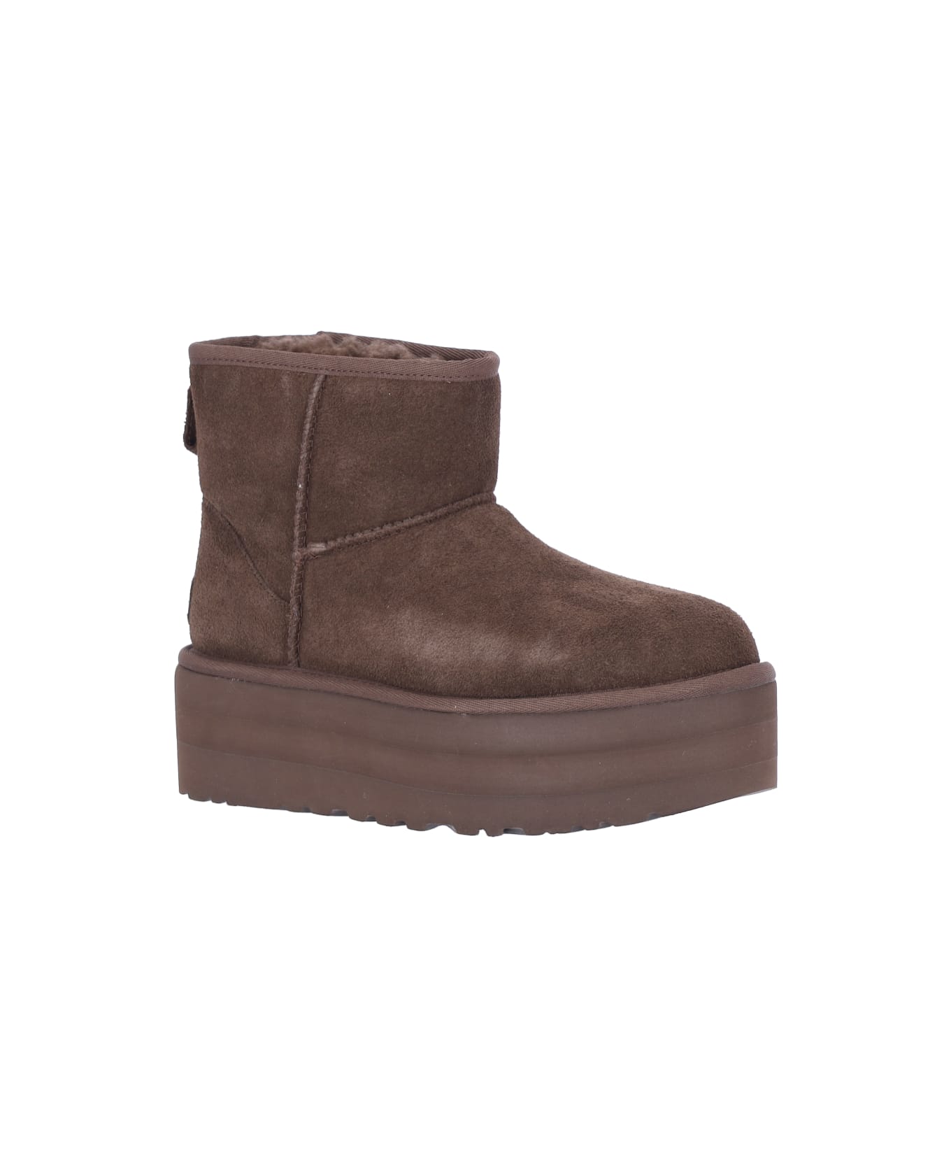 UGG Plateau Classic Mini Boots - Marrone