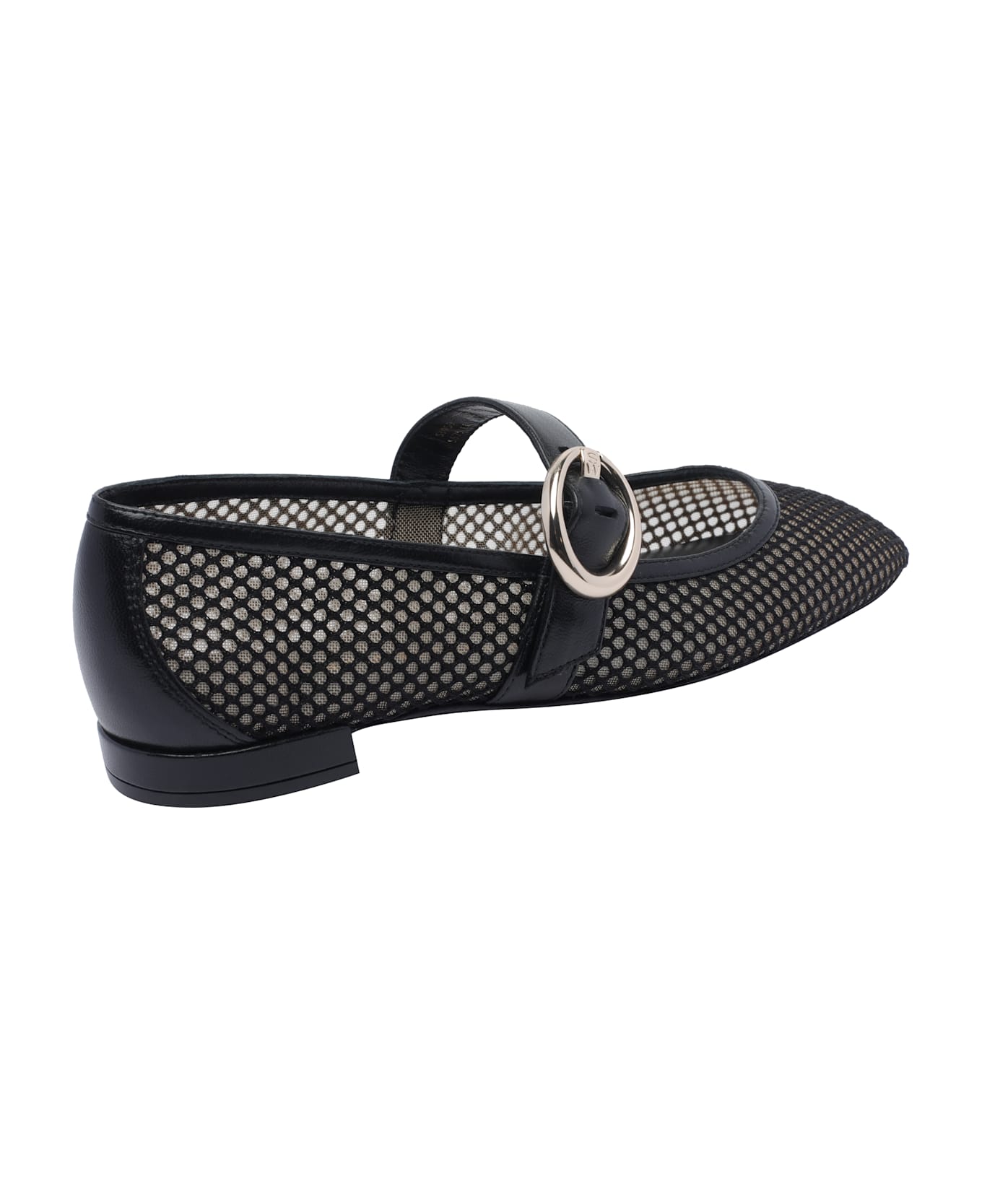 Stuart Weitzman Arabella Mary Jane Ballets - Black